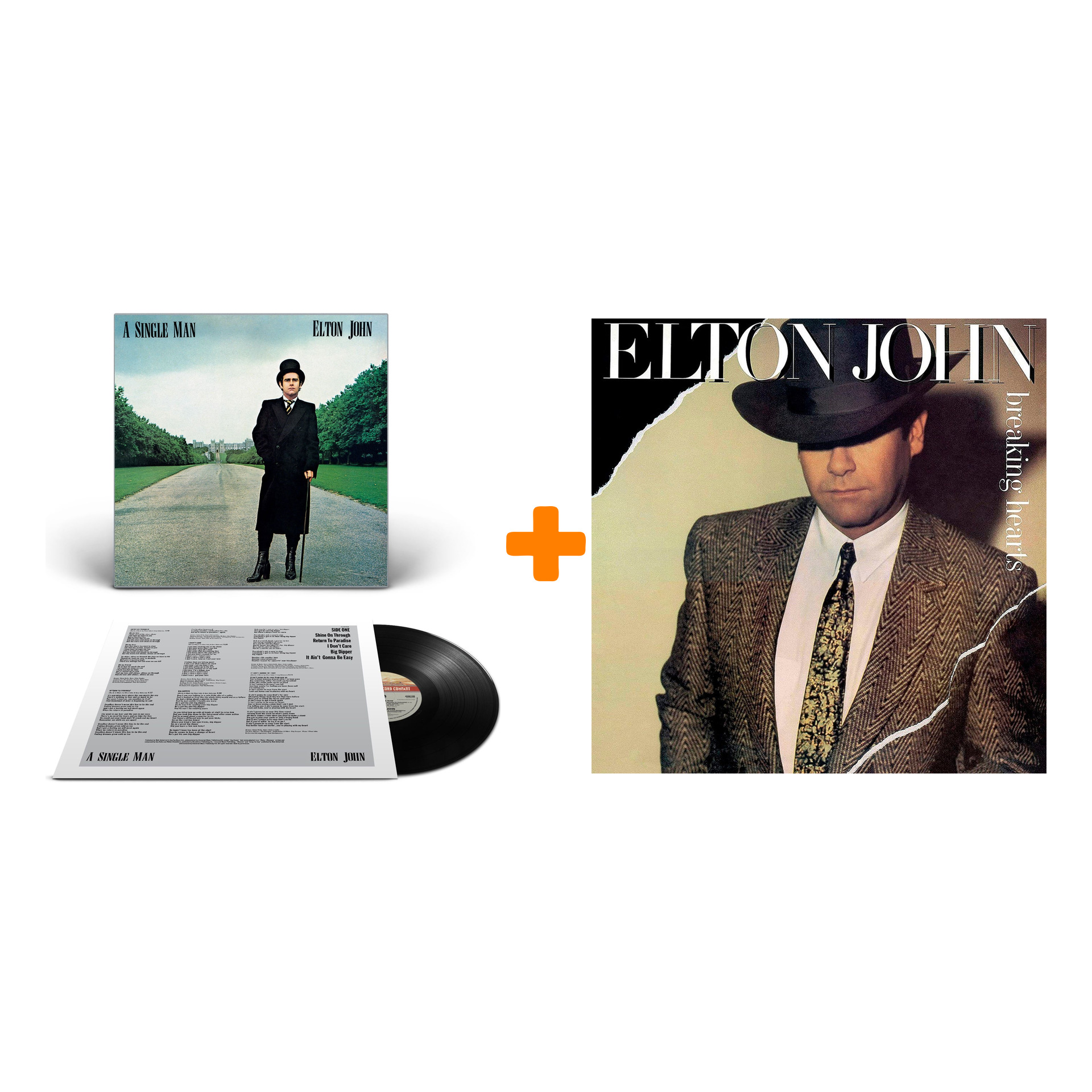 

Elton John – A Single Man. Remastered (LP) + Breaking Hearts. Remastered (LP)
