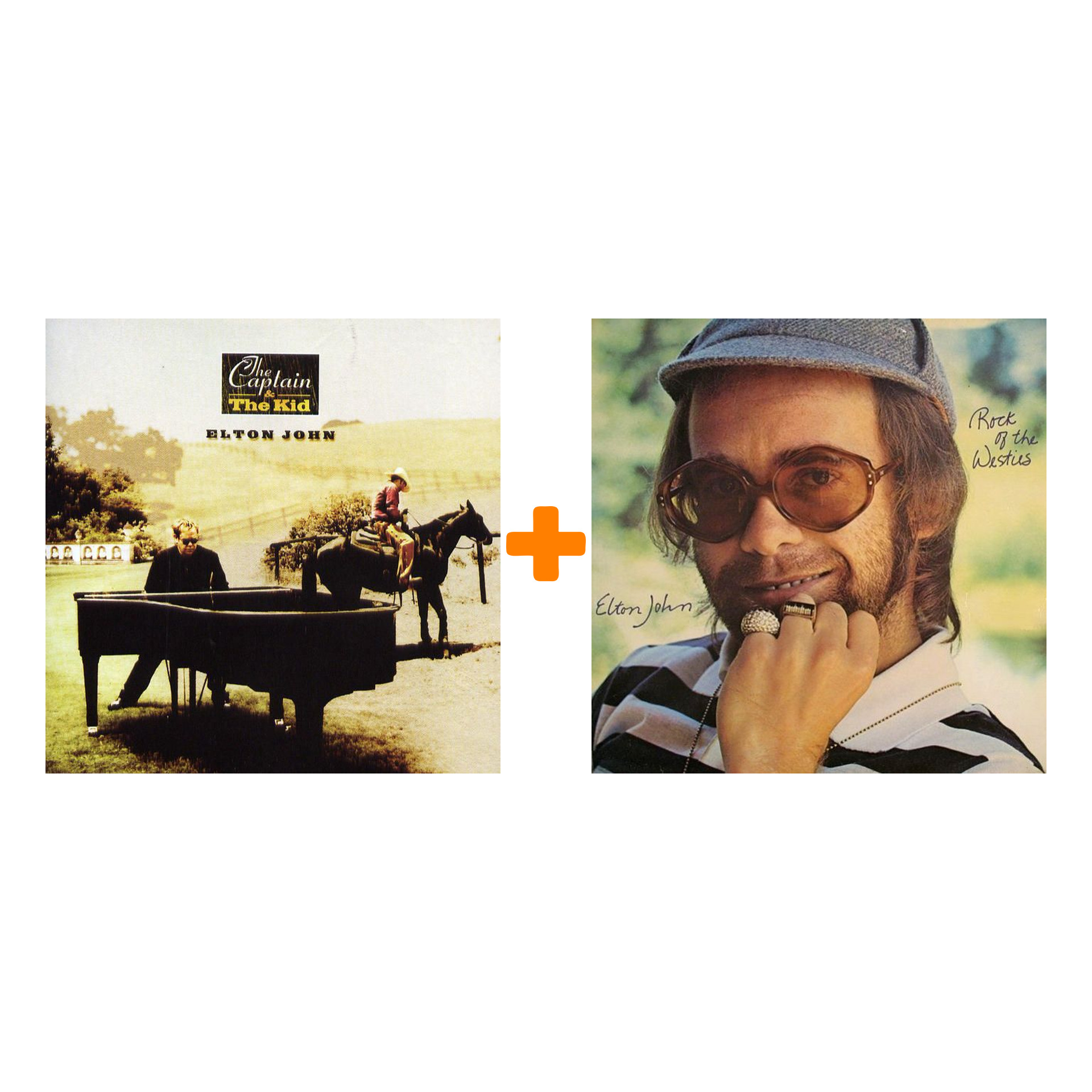 Elton John – Captain and the Kid (LP) + Rock Of The Westies (LP)