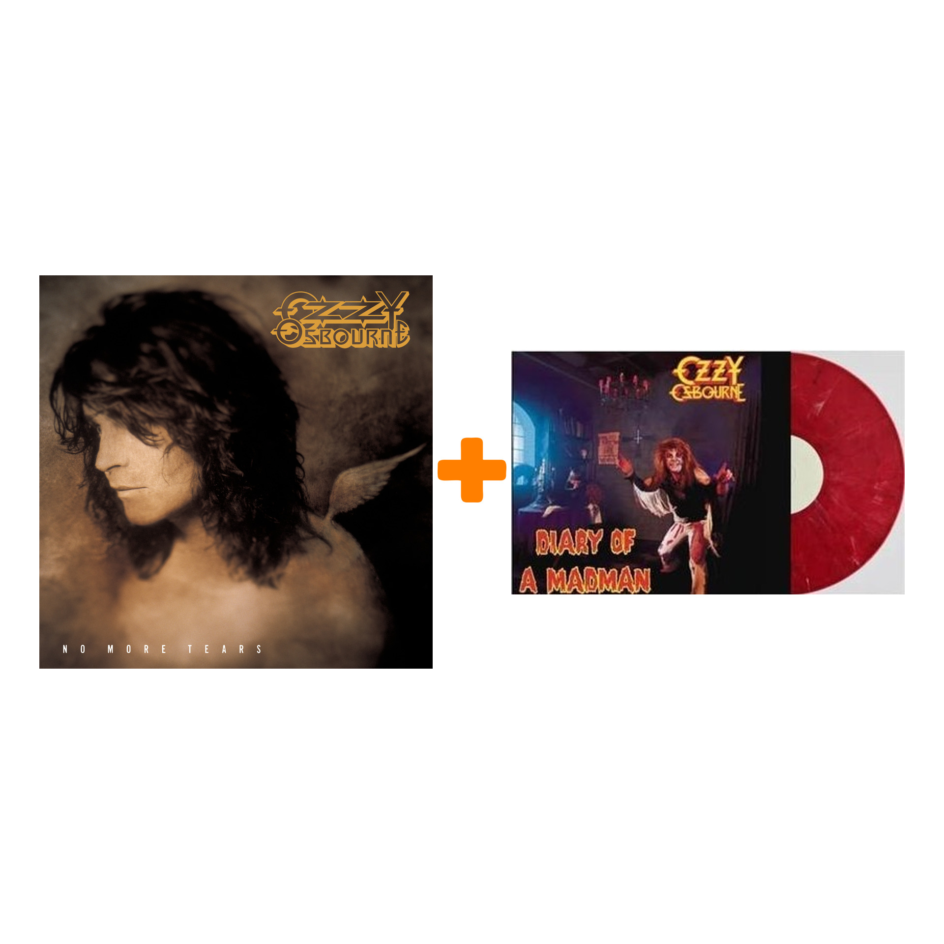 цена Ozzy Osbourne – Diary Of A Madman 40th Anniversary Marbled Vinyl (LP) + No More Tears. 30th Anniversary (2 LP)