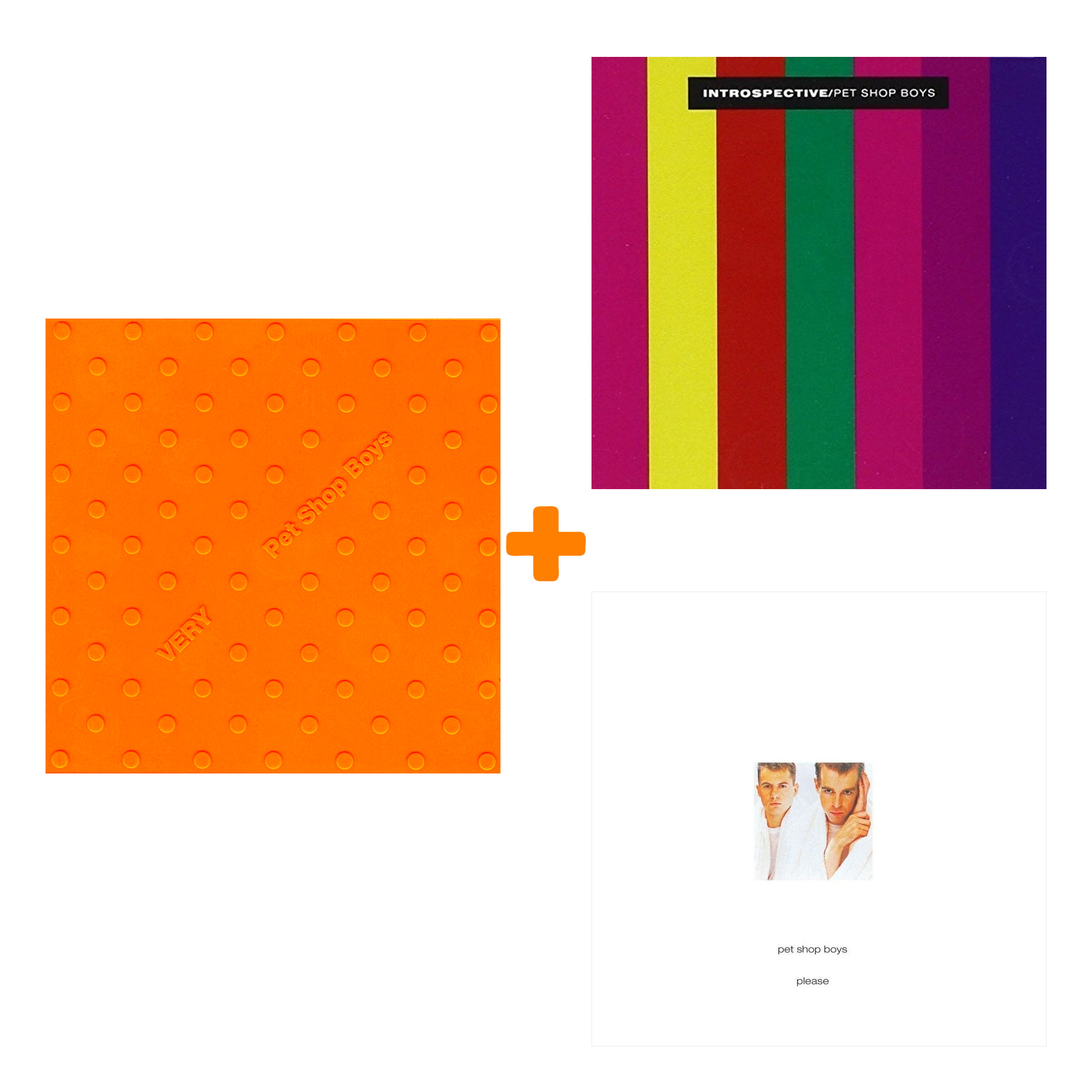 

Pet Shop Boys – Introspective (LP) + Please (LP) + Very (LP)