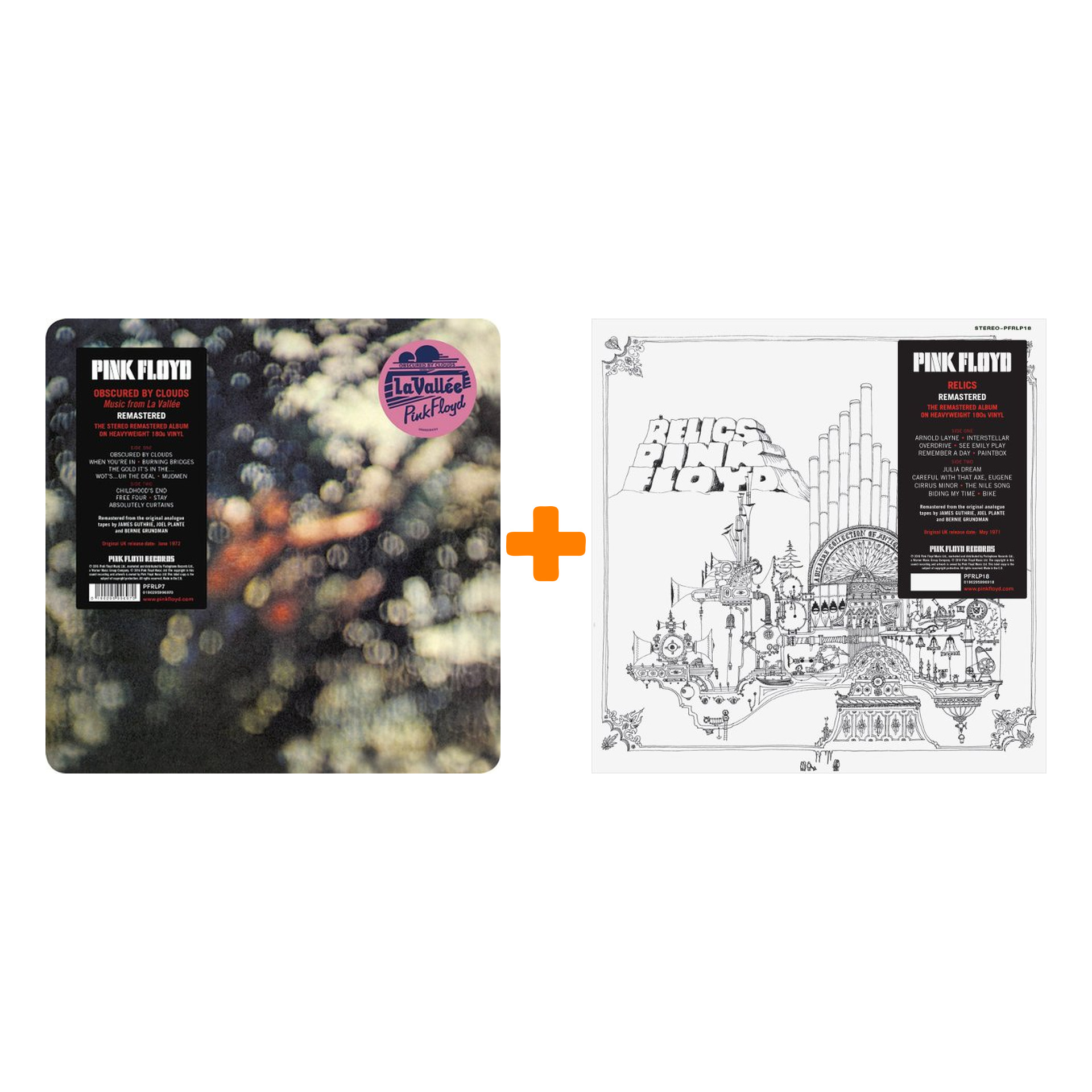 

Pink Floyd – Obscured By Clouds. Original Recording Remastered (LP) + Relics (LP)