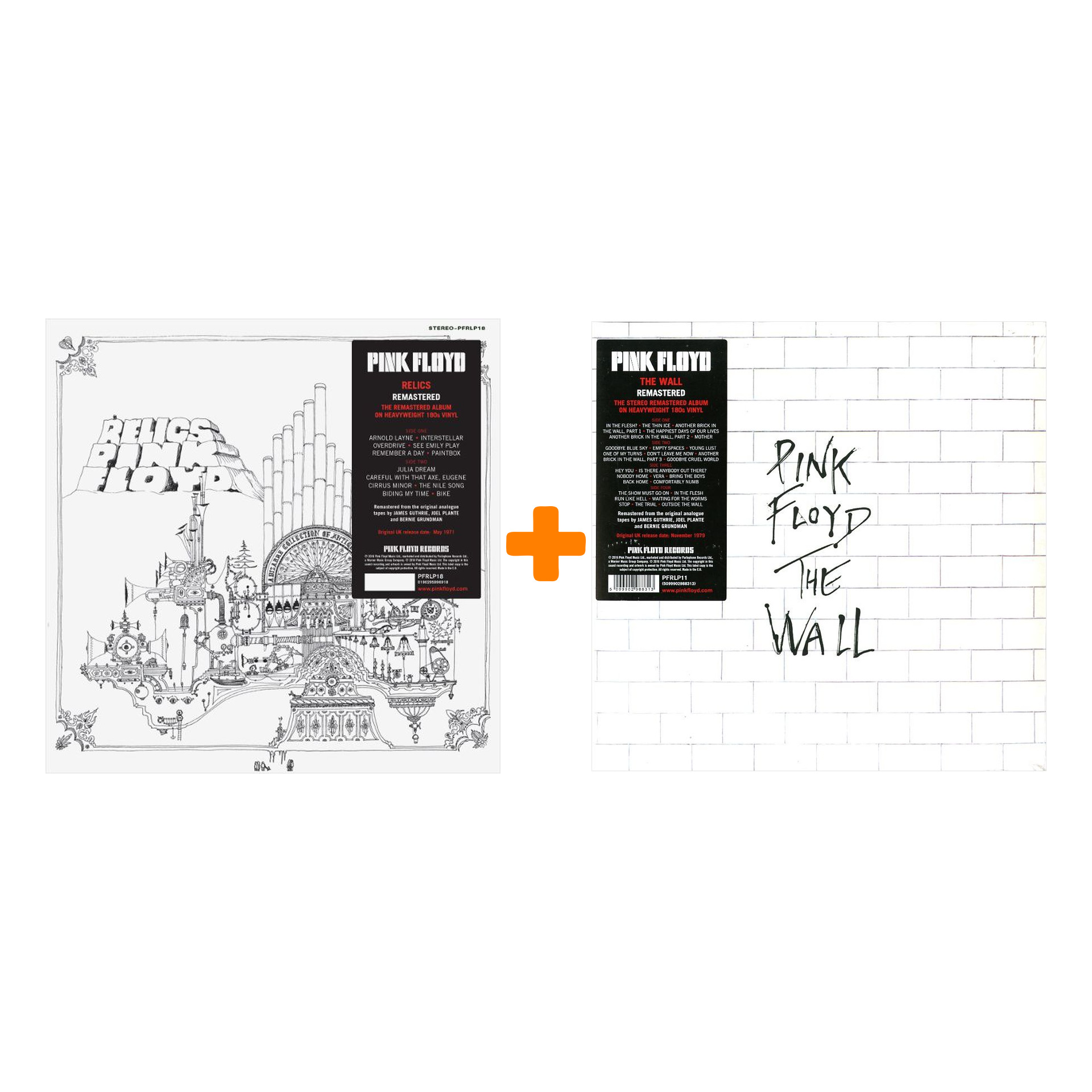 

Pink Floyd – The Wall (2 LP) + Relics (LP)