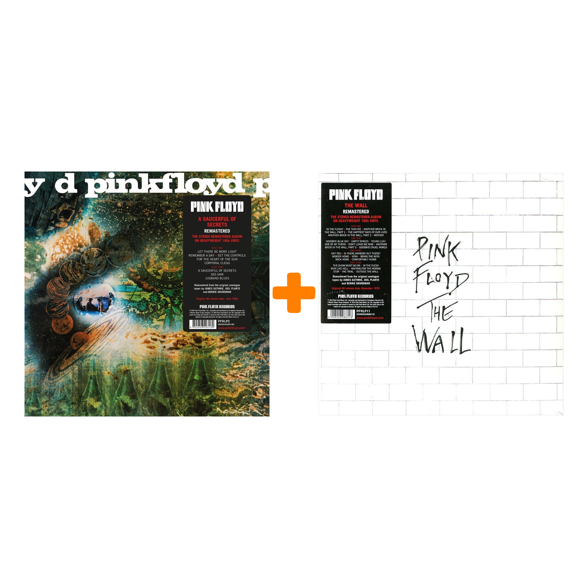

Pink Floyd – The Wall (2 LP) + A Saucerful of Secrets. Remastered (LP)
