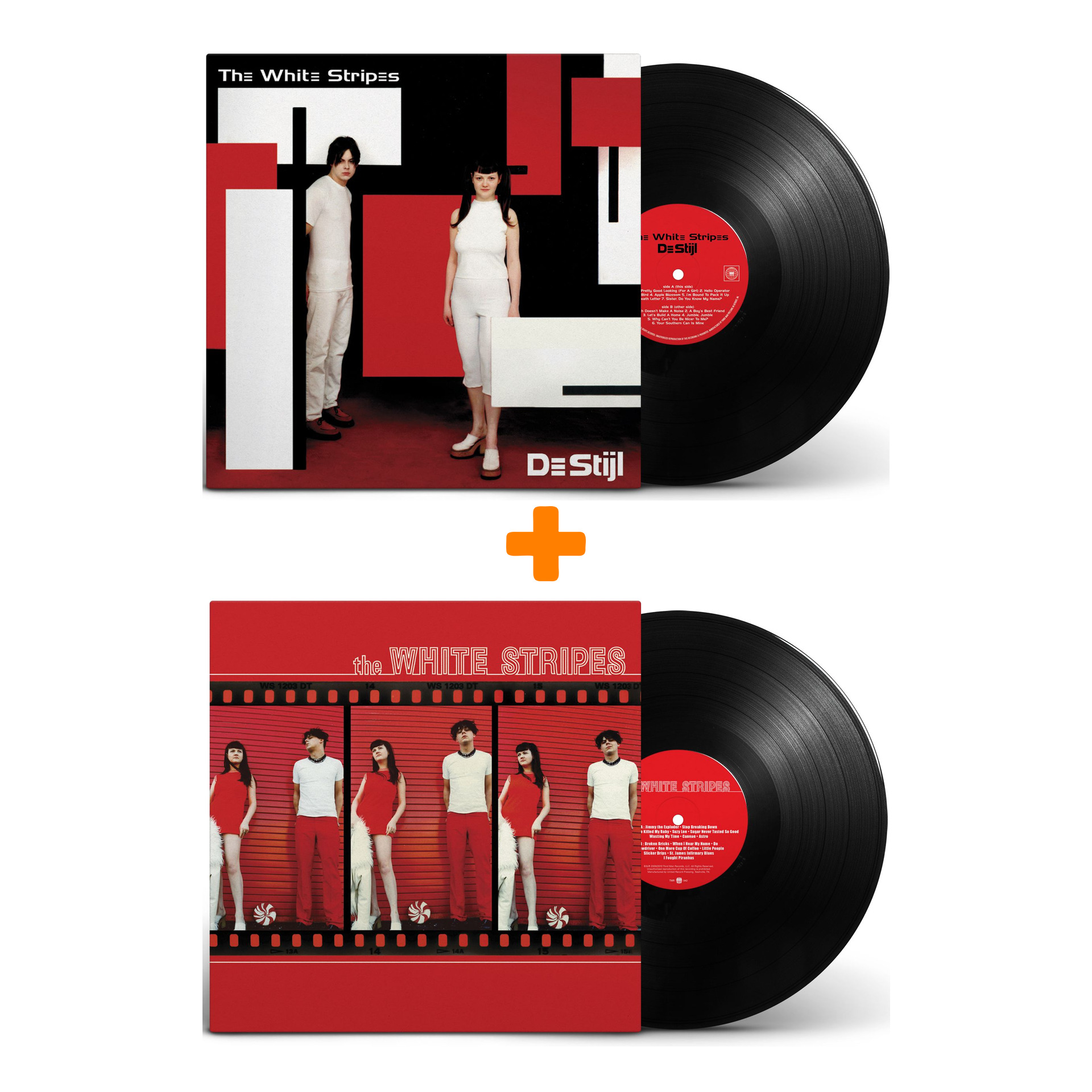 

White Stripes – De Stijl (LP) + The White Stripes (LP)