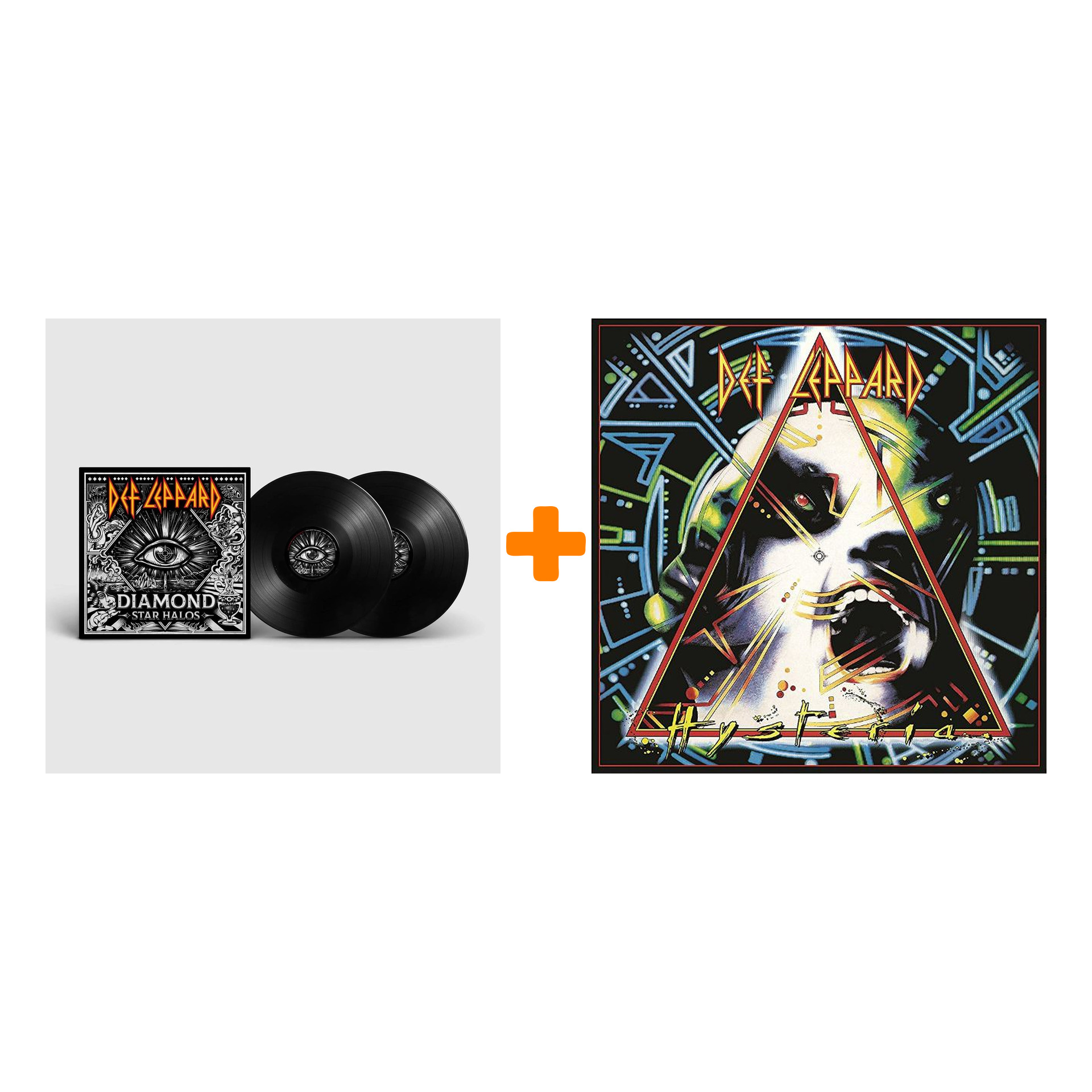 

Def Leppard – Diamond Star Halos (2 LP) + Hysteria (2 LP) Комплект