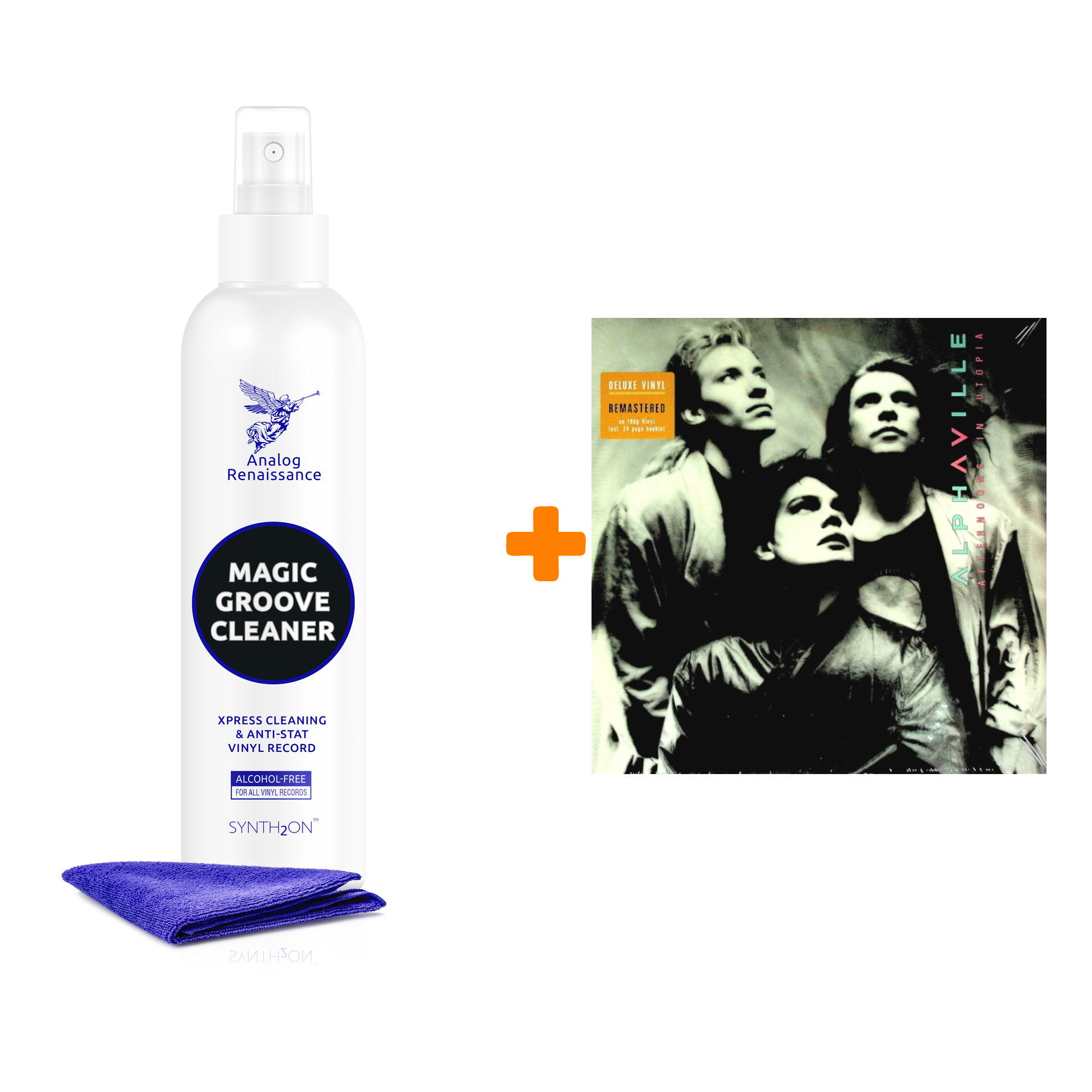 

ALPHAVILLE Afternoons In Utopia Deluxe Edition LP + Спрей для очистки LP с микрофиброй 250мл Набор