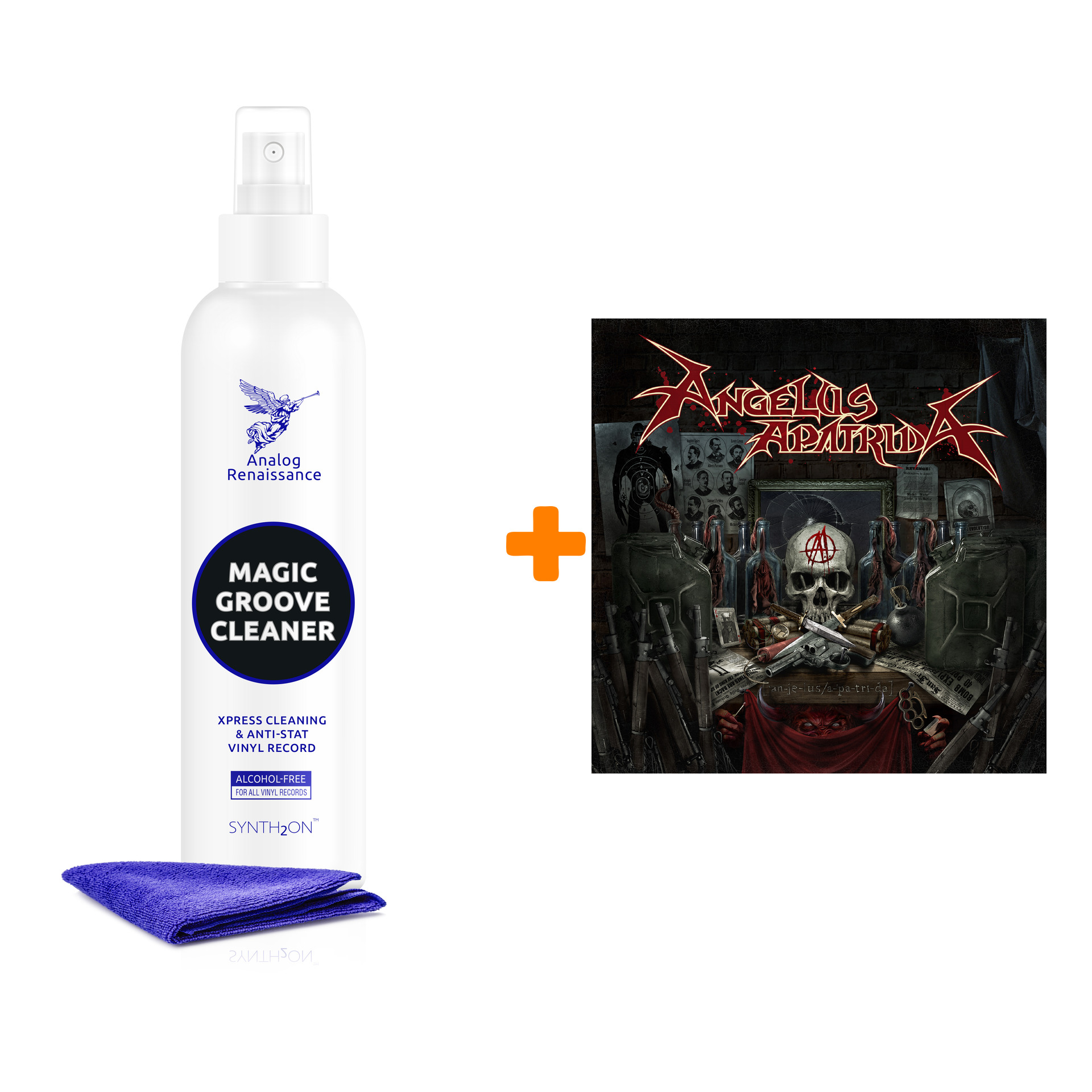

ANGELUS APATRIDA Angelus Apatrida LP+CD + Спрей для очистки LP с микрофиброй 250мл Набор