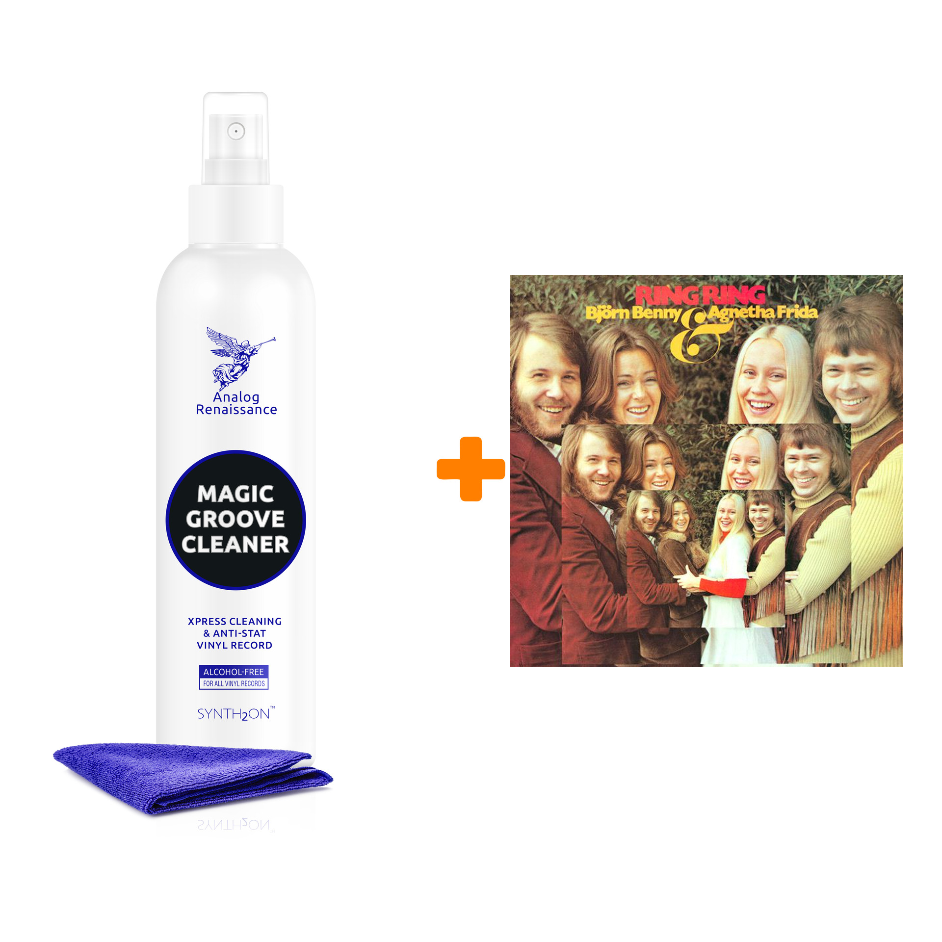 

ABBA Ring Ring LP + Спрей для очистки LP с микрофиброй 250мл Набор