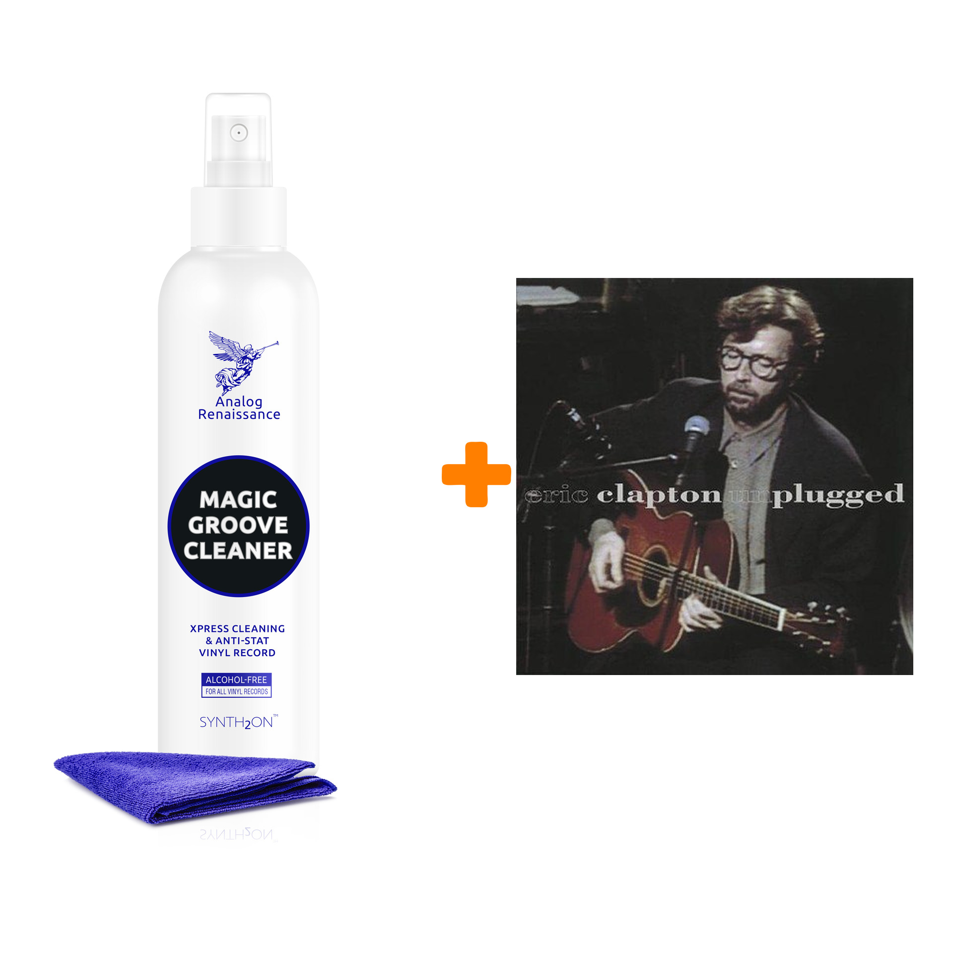 

CLAPTON ERIC Unplugged 2LP + Спрей для очистки LP с микрофиброй 250мл Набор
