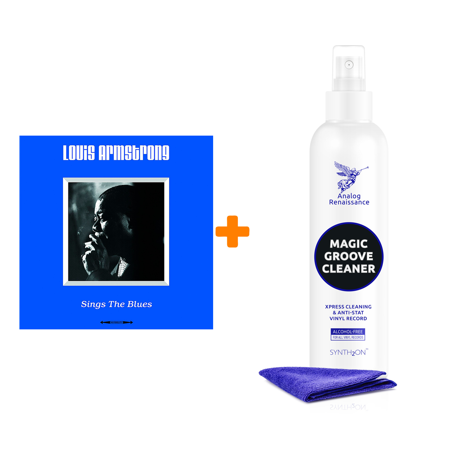 

ARMSTRONG LOUIS Sings The Blues LP + Спрей для очистки LP с микрофиброй 250мл Набор