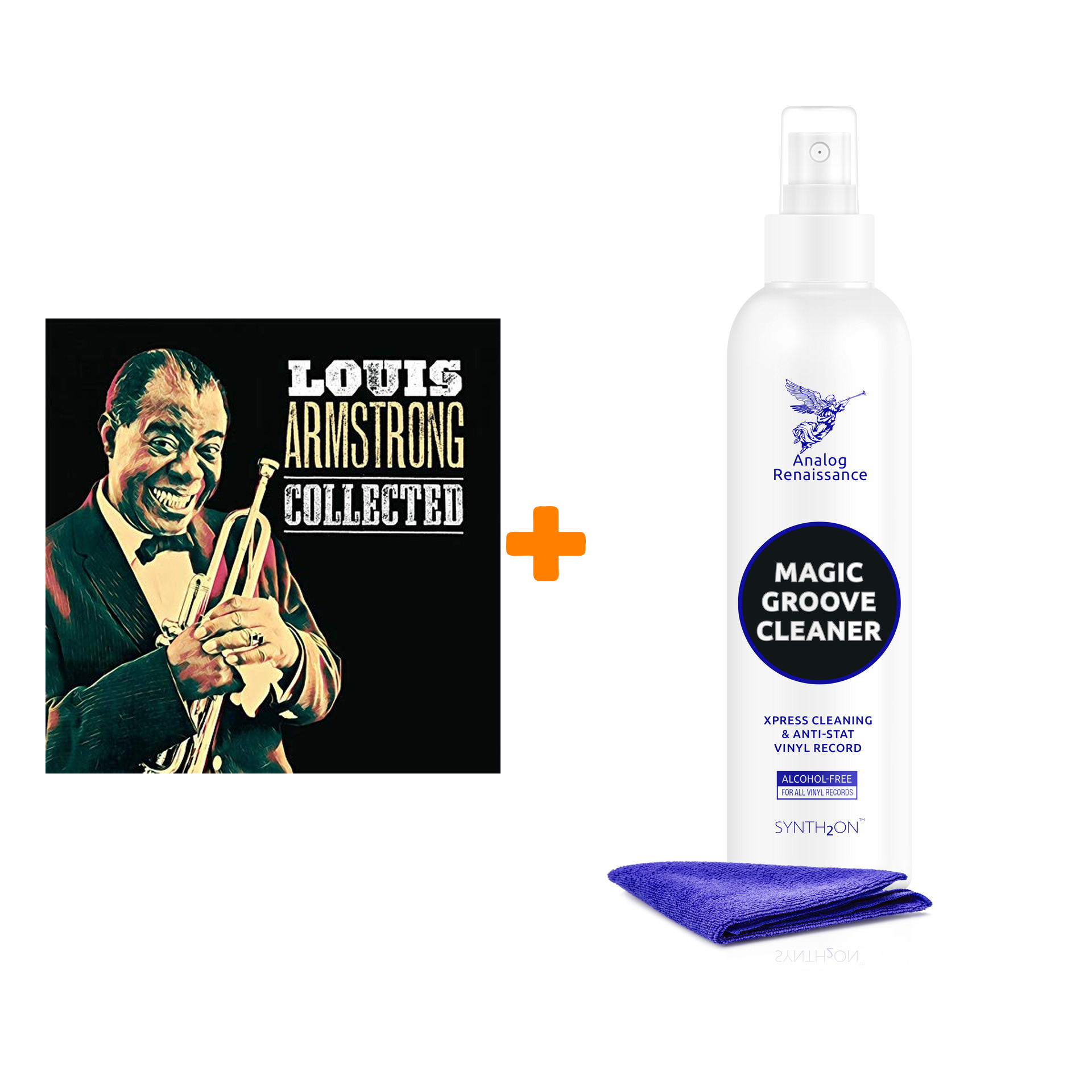 

ARMSTRONG LOUIS Collected 2LP + Спрей для очистки LP с микрофиброй 250мл Набор