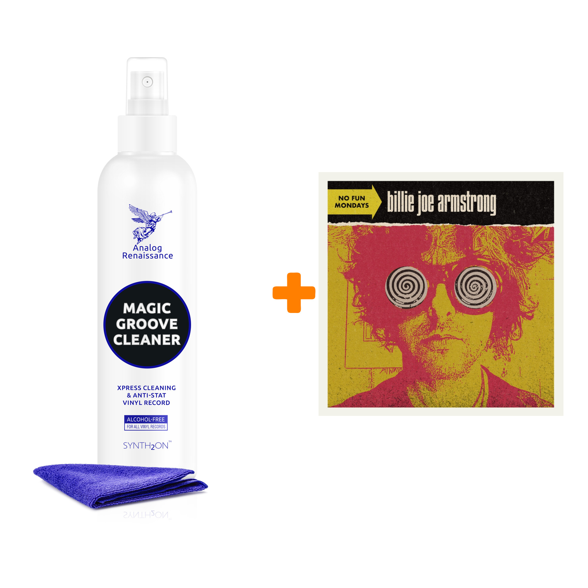 

ARMSTRONG BILLIE JOE No Fun Mondays LP + Спрей для очистки LP с микрофиброй 250мл Набор