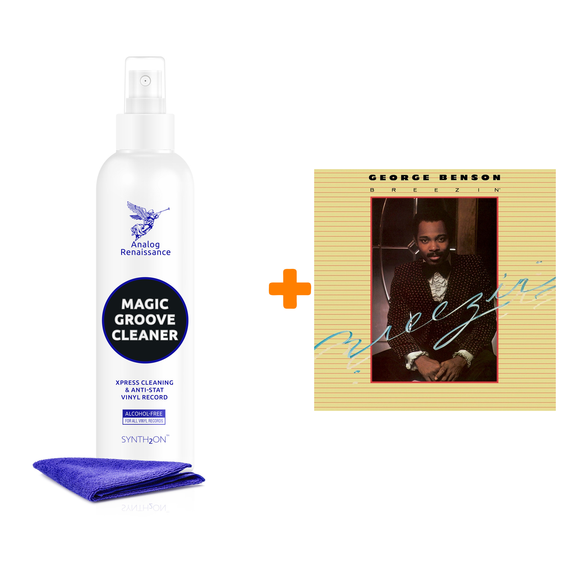 

BENSON GEORGE Breezin` LP + Спрей для очистки LP с микрофиброй 250мл Набор