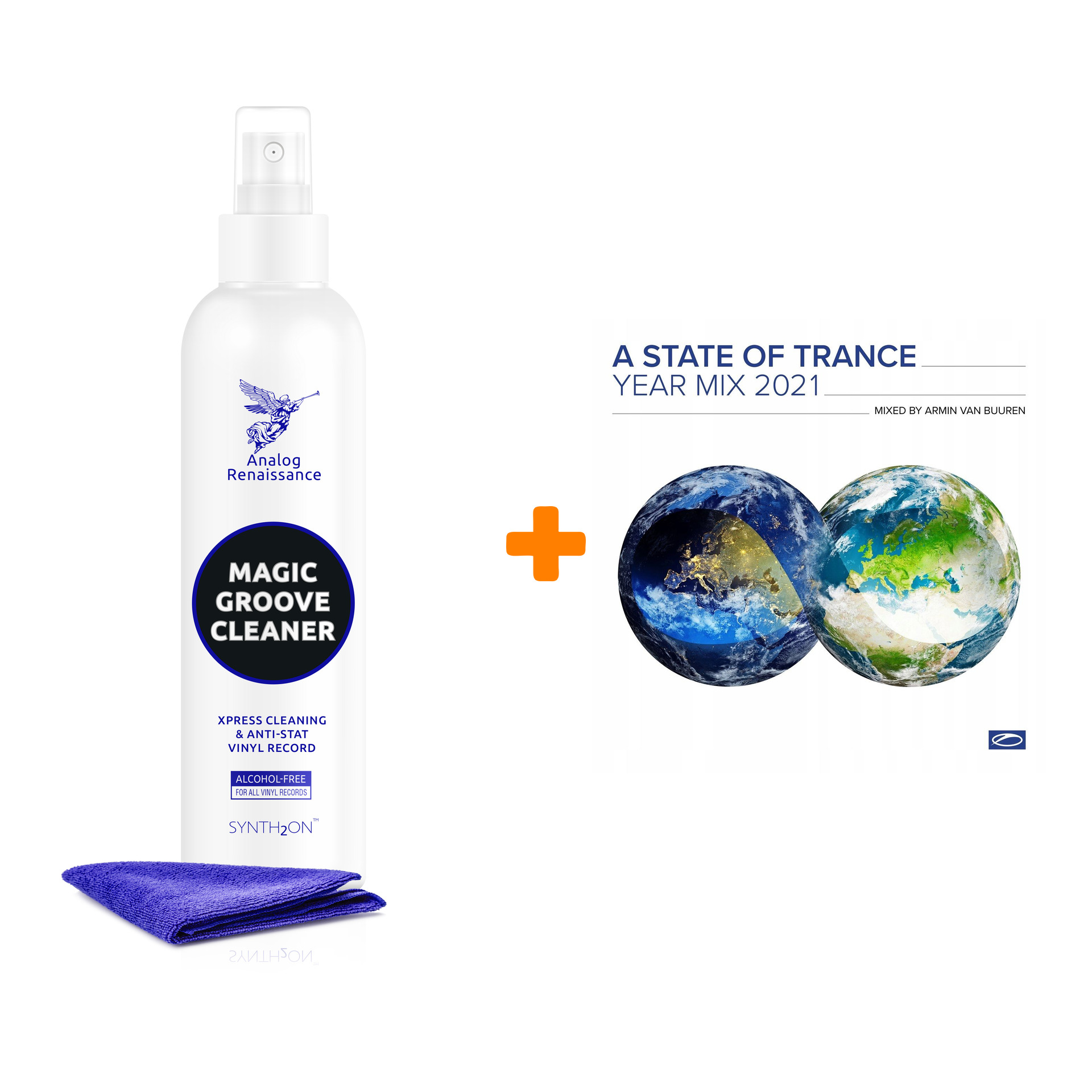 

ARMIN VAN BUUREN A State Of Trance Year Mix 2021 2LP + Спрей для очистки LP с микрофиброй 250мл Набор