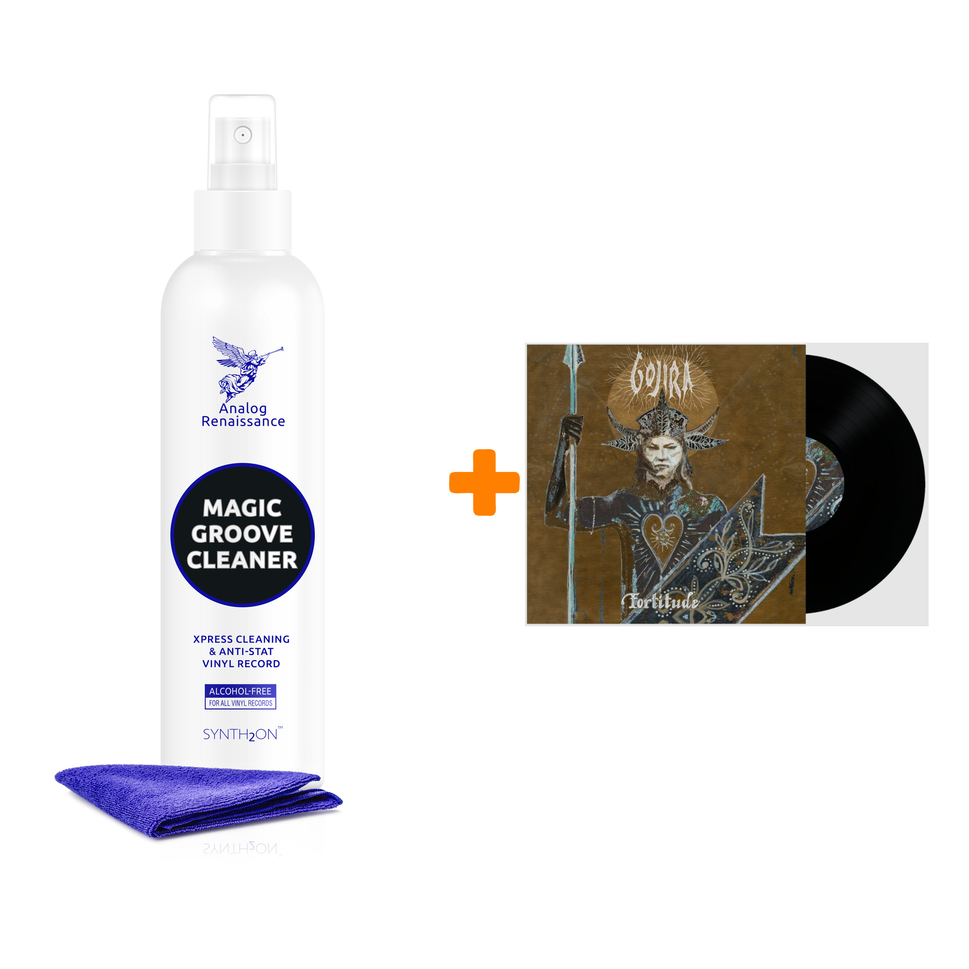 

GOJIRA Fortitude LP + Спрей для очистки LP с микрофиброй 250мл Набор