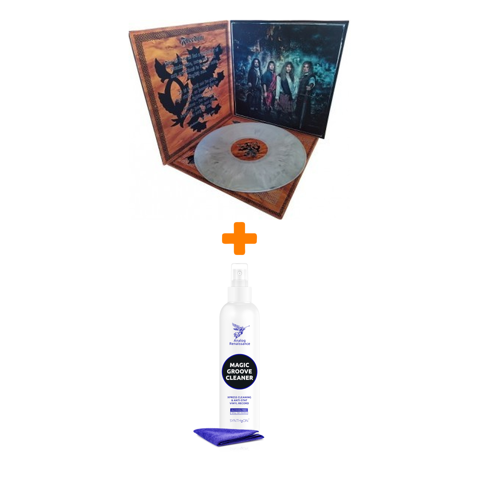 

GRAVE DIGGER Fields Of Blood LP + Спрей для очистки LP с микрофиброй 250мл Набор