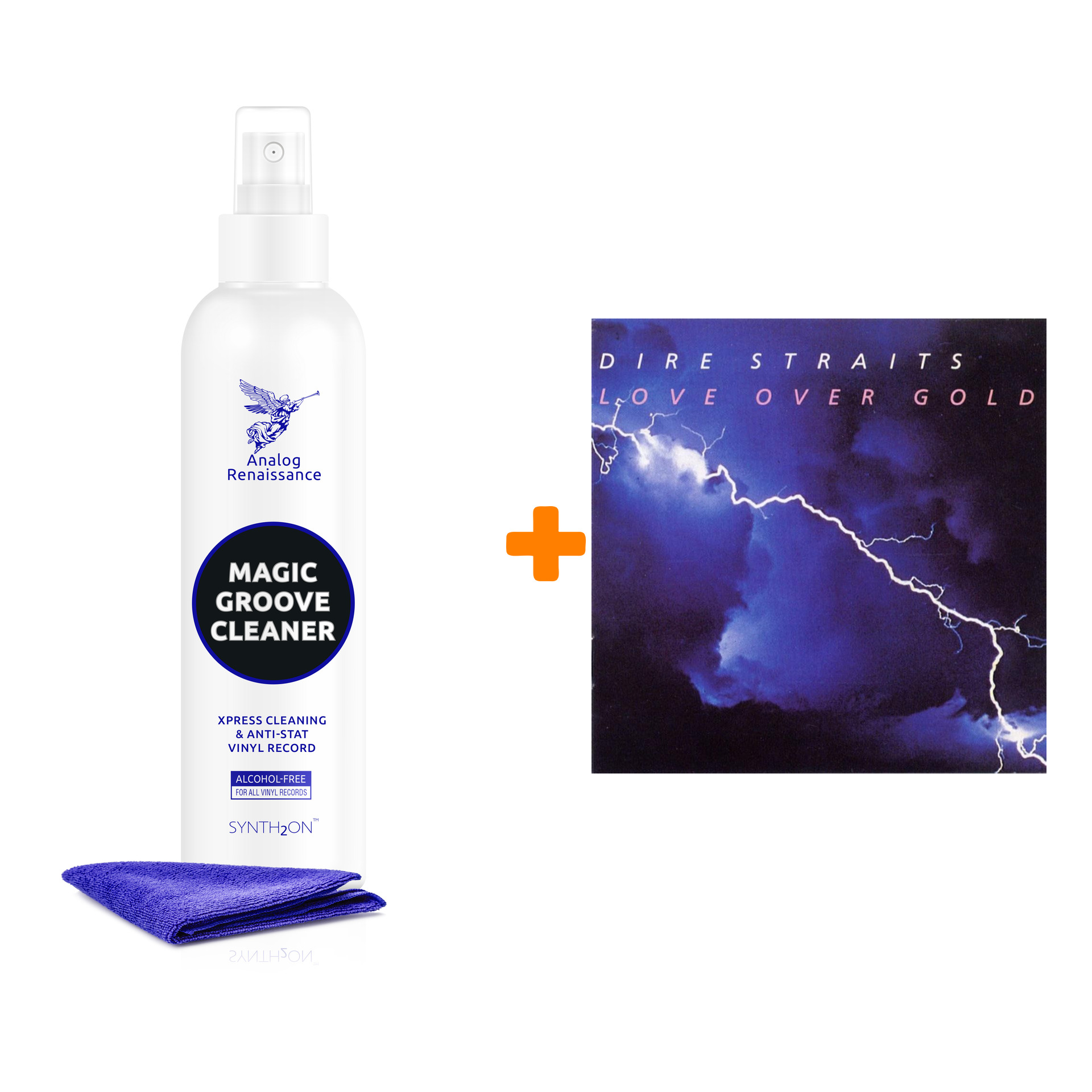 

DIRE STRAITS Love Over Gold LP + Спрей для очистки LP с микрофиброй 250мл Набор