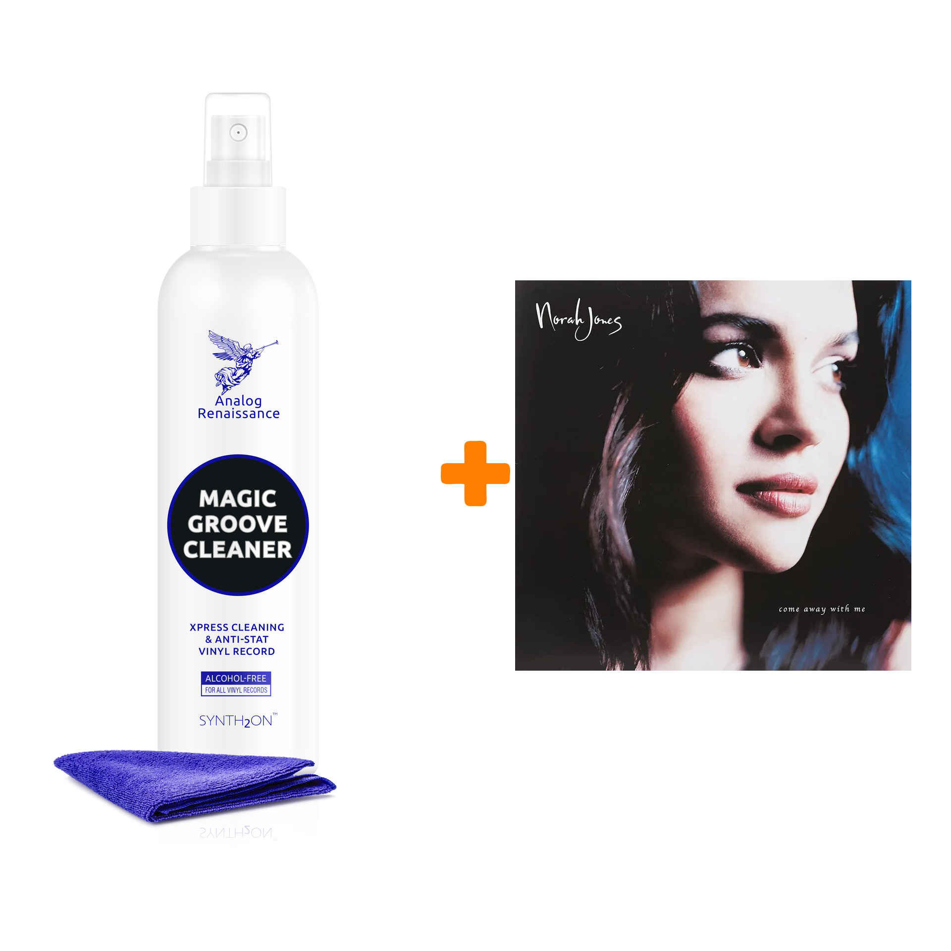 

JONES NORAH Come Away With Me 20th Anniversary LP + Спрей для очистки LP с микрофиброй 250мл Набор