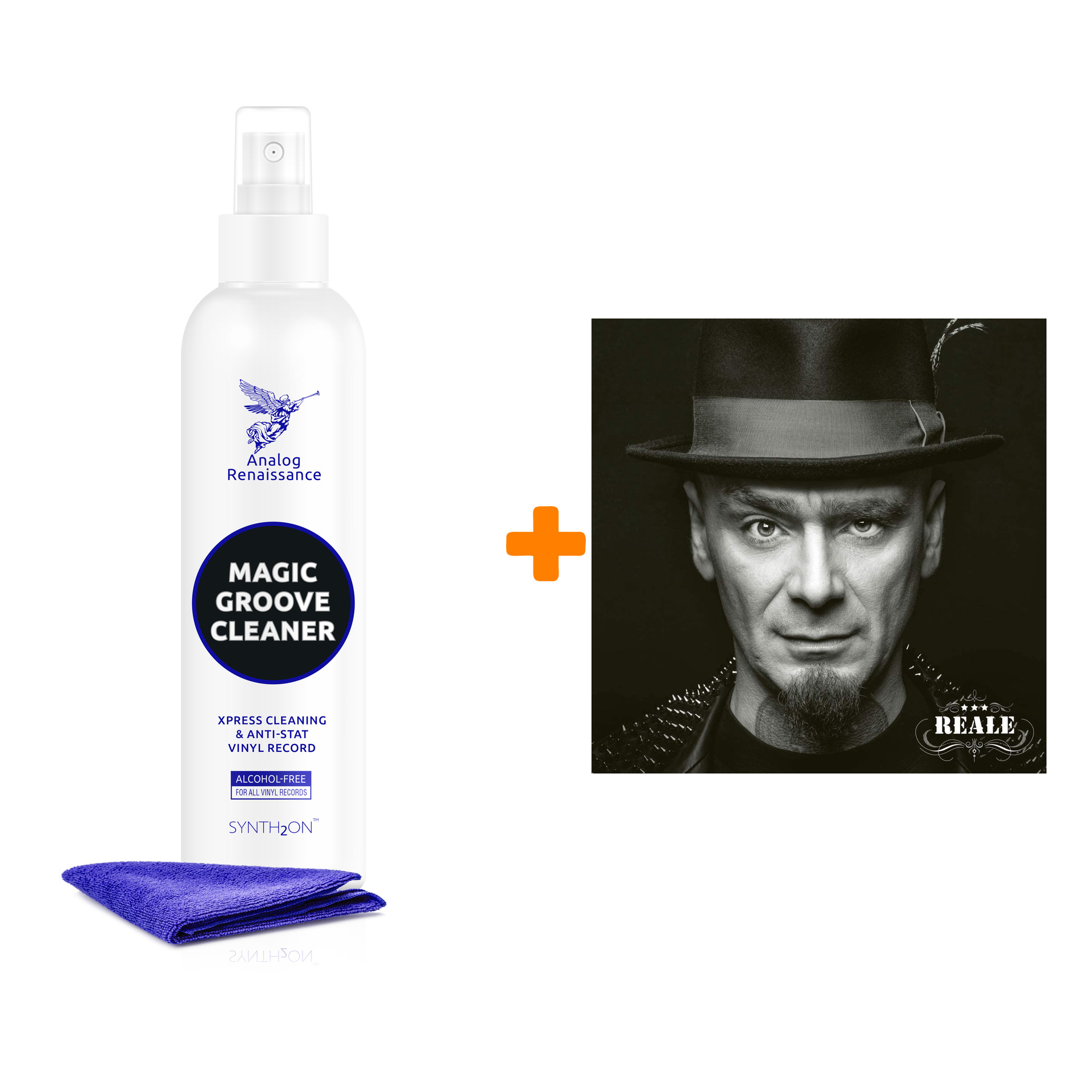 

J-AX REALE 2LP + Спрей для очистки LP с микрофиброй 250мл Набор