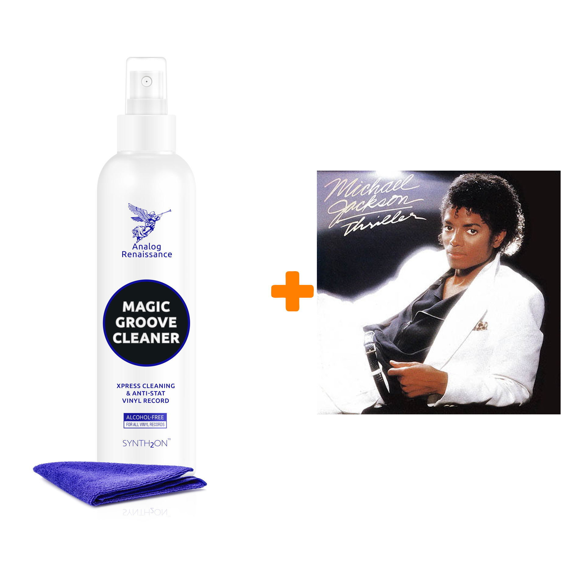 

JACKSON MICHAEL Thriller LP + Спрей для очистки LP с микрофиброй 250мл Набор