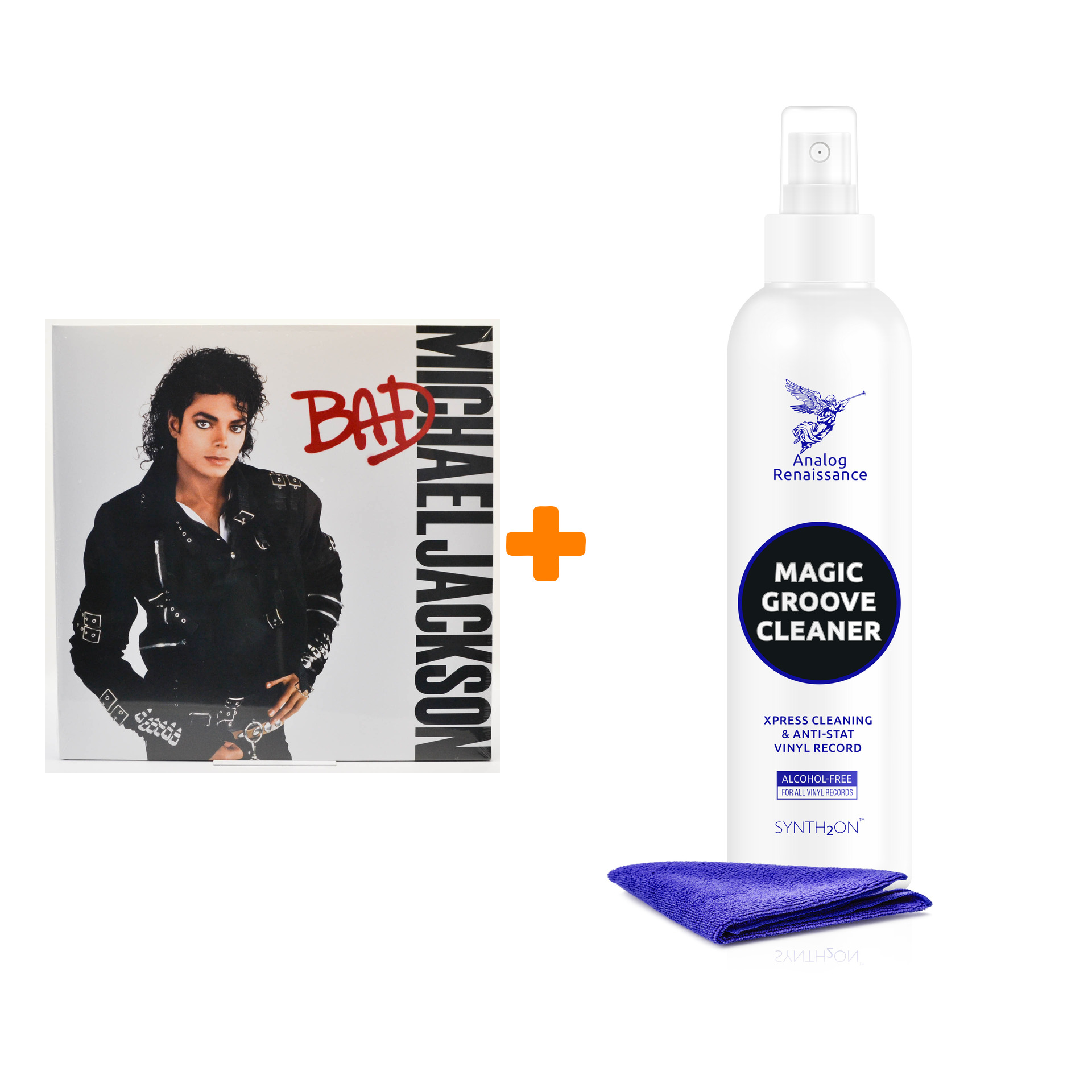 

JACKSON MICHAEL Bad LP + Спрей для очистки LP с микрофиброй 250мл Набор