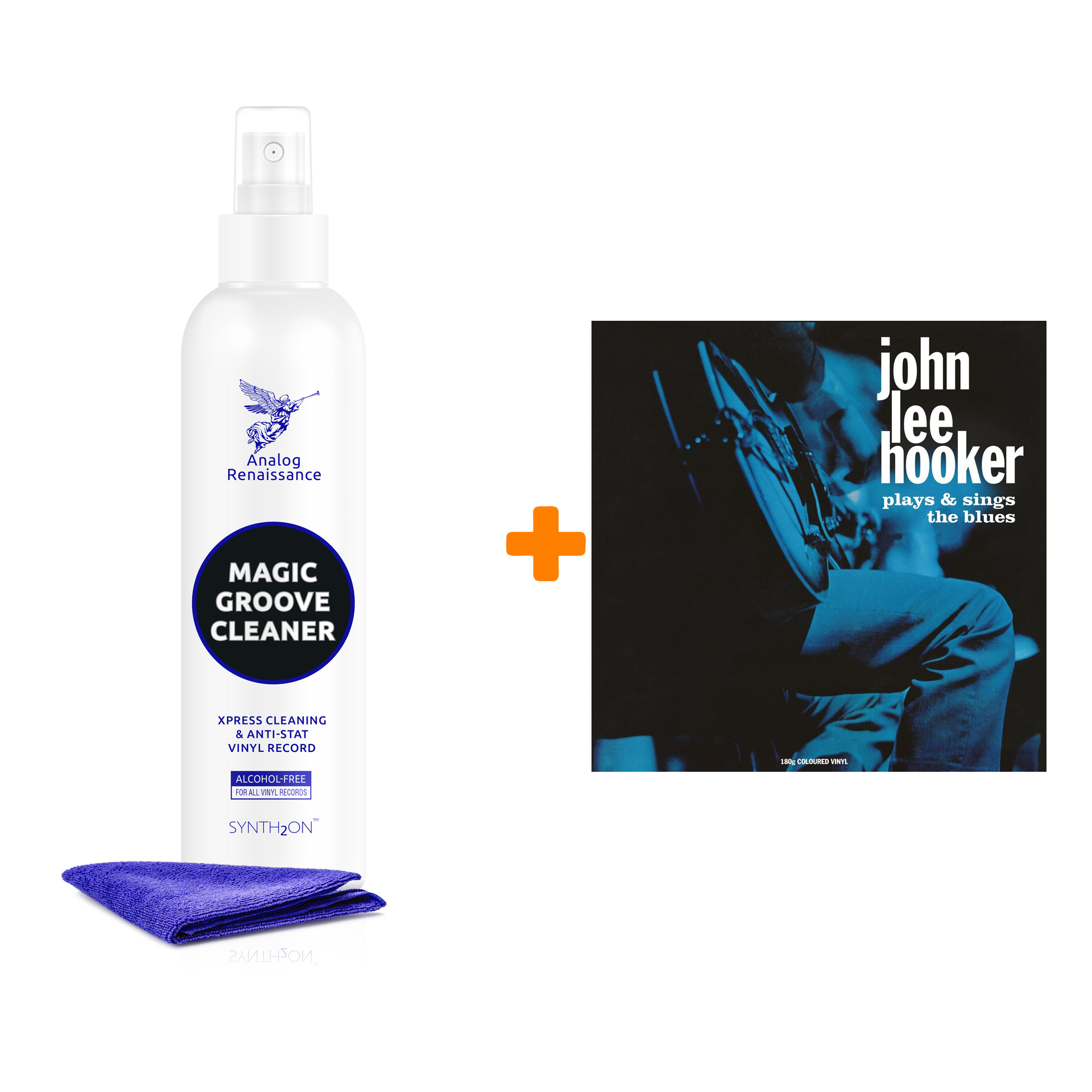 цена HOOKER JOHN LEE Plays & Sings The Blues Coloured Purple Vinyl LP + Спрей для очистки LP с микрофиброй 250мл Набор