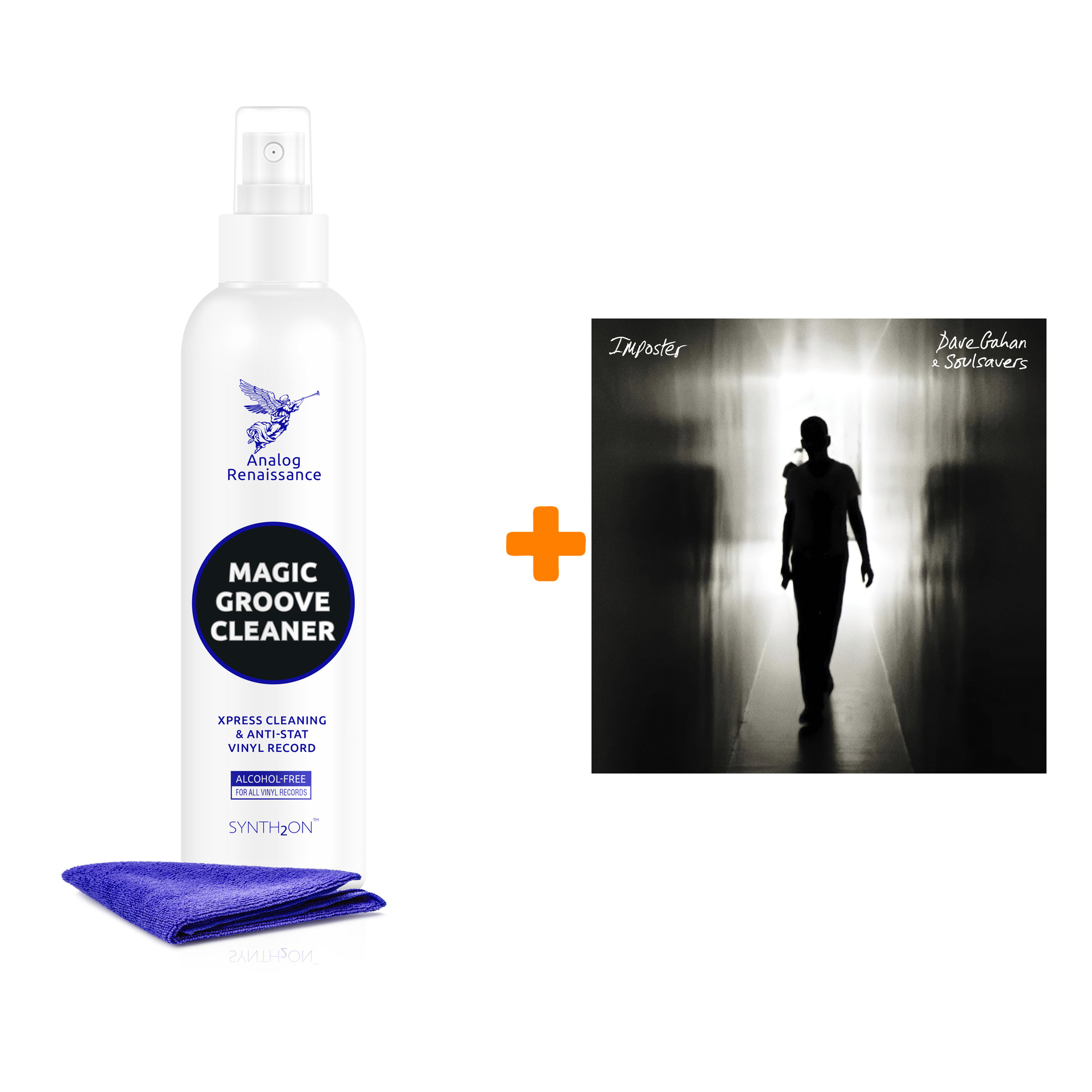 

GAHAN DAVE & SOULSAVERS Imposter LP + Спрей для очистки LP с микрофиброй 250мл Набор
