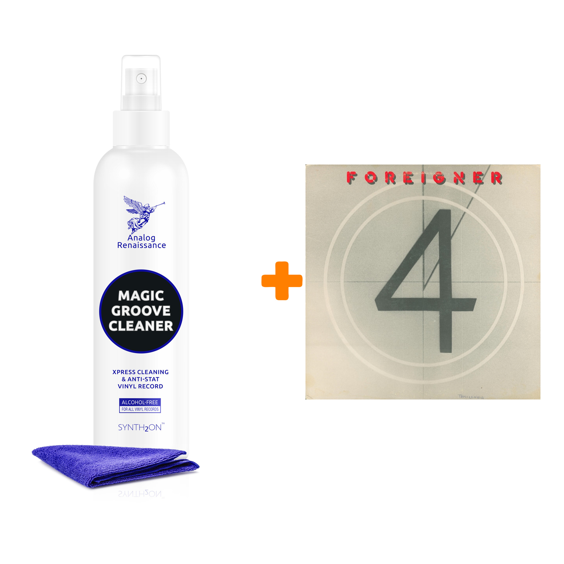 

FOREIGNER 4 LP + Спрей для очистки LP с микрофиброй 250мл Набор