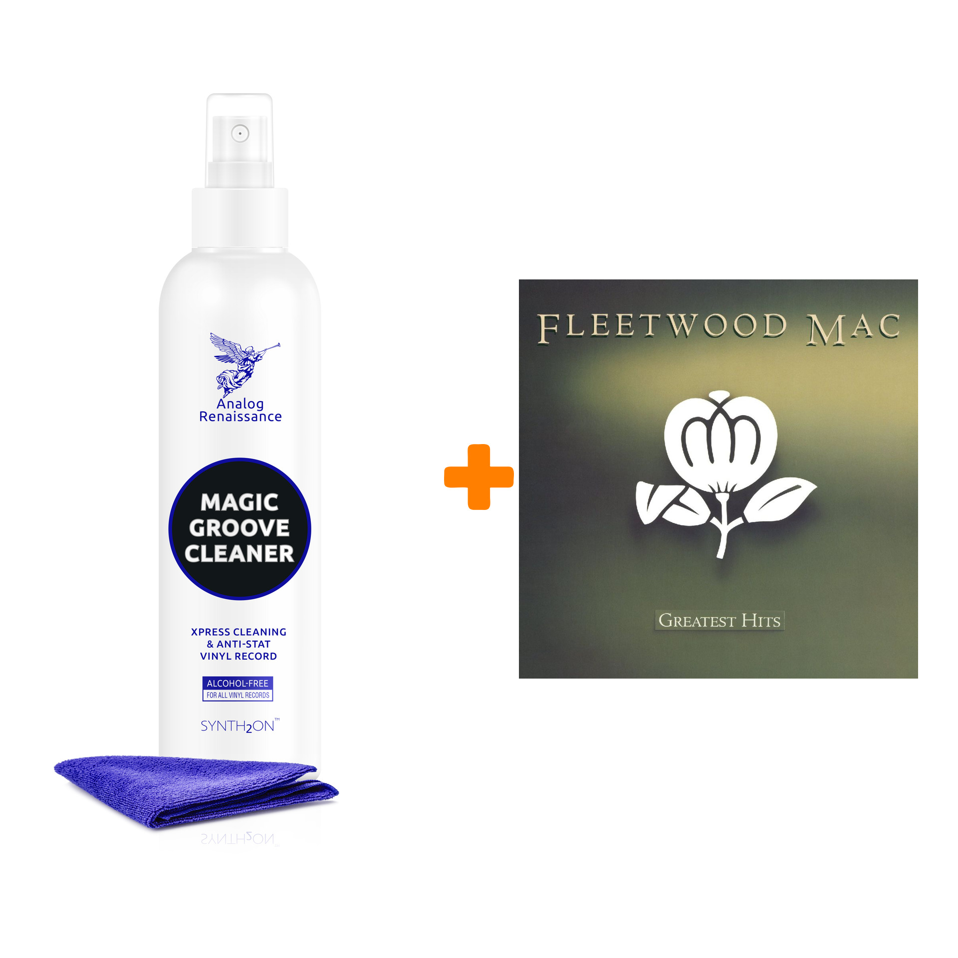

FLEETWOOD MAC Greatest Hits LP + Спрей для очистки LP с микрофиброй 250мл Набор