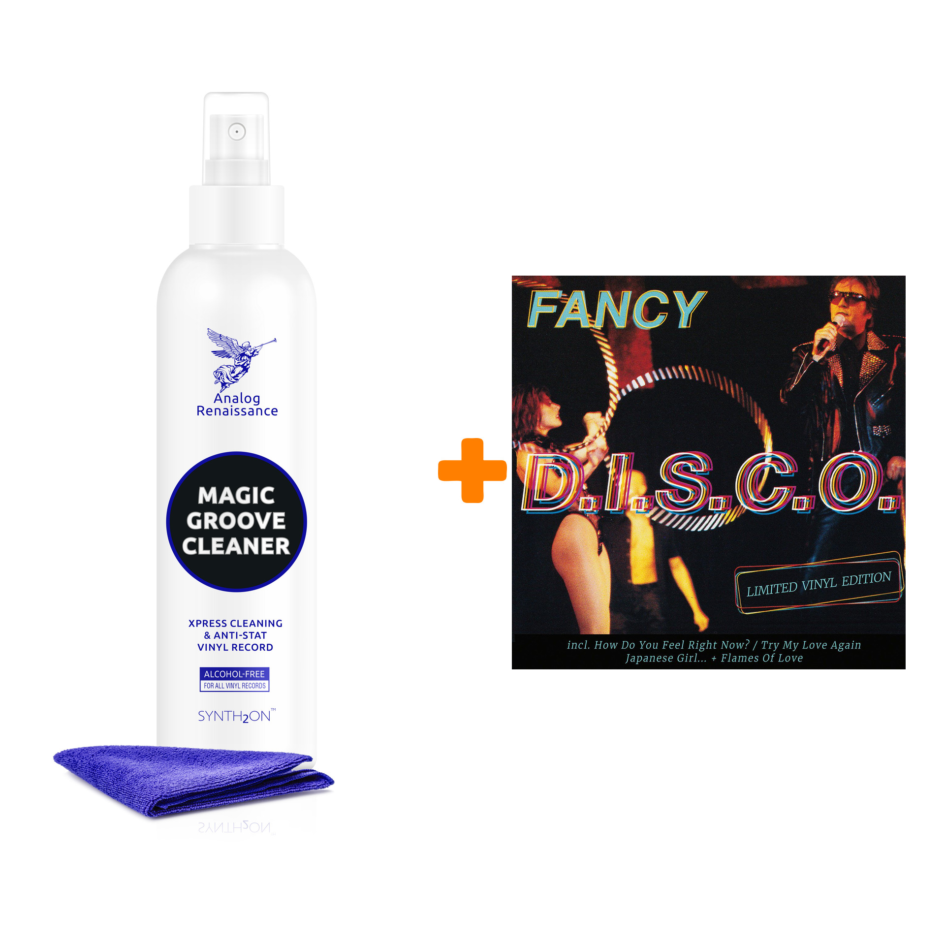 

FANCY D.I.S.C.O. LP + Спрей для очистки LP с микрофиброй 250мл Набор