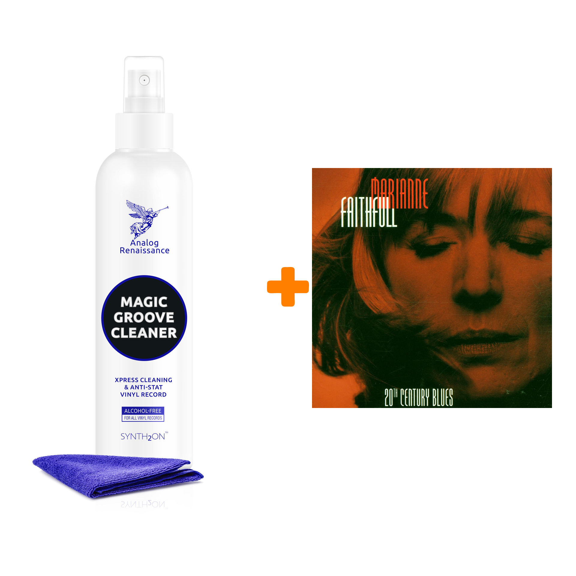 

FAITHFULL MARIANNE Twentieth Century Blues 2LP + Спрей для очистки LP с микрофиброй 250мл Набор