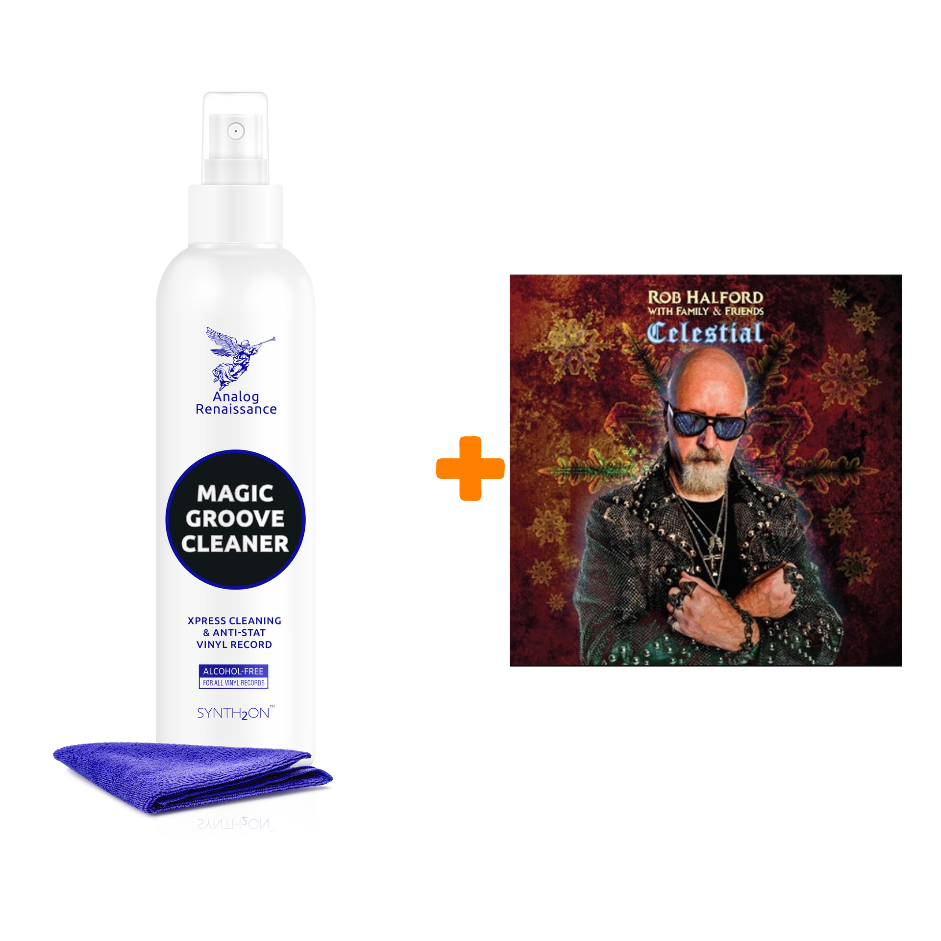 

HALFORD ROB Celestial LP + Спрей для очистки LP с микрофиброй 250мл Набор