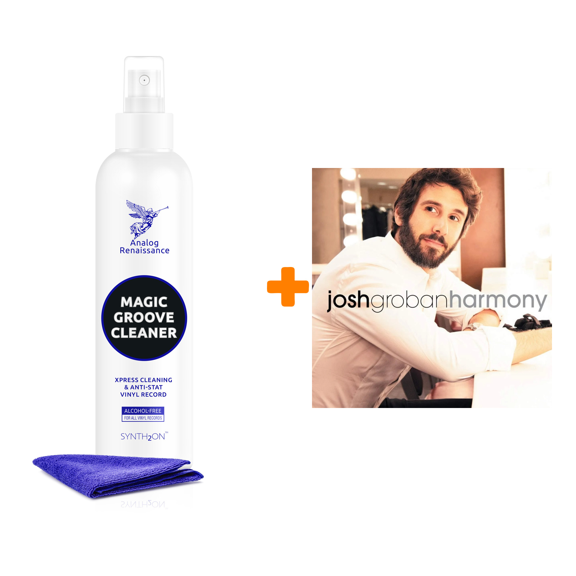 

GROBAN JOSH Harmony 2LP + Спрей для очистки LP с микрофиброй 250мл Набор