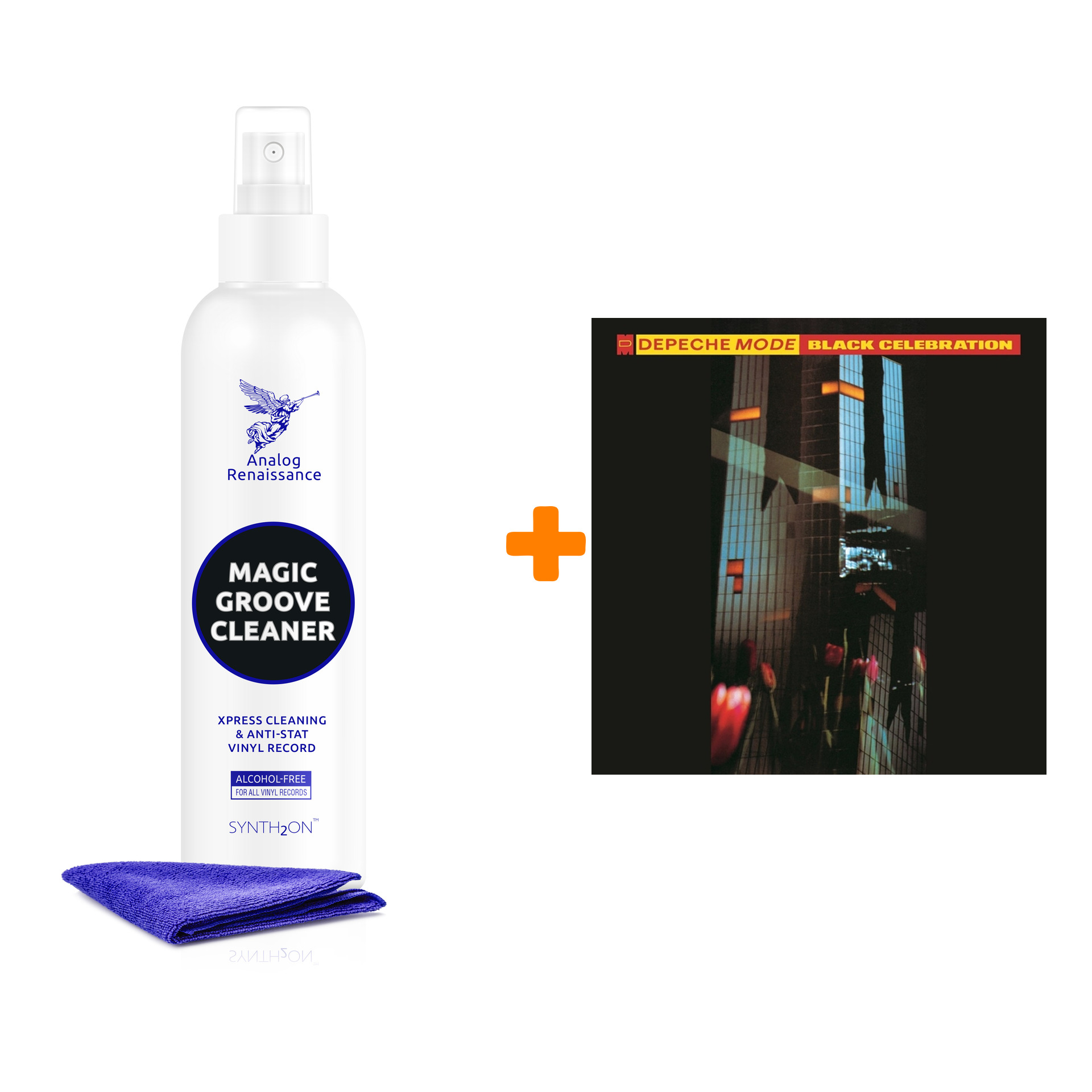 

DEPECHE MODE Black Celebration LP + Спрей для очистки LP с микрофиброй 250мл Набор