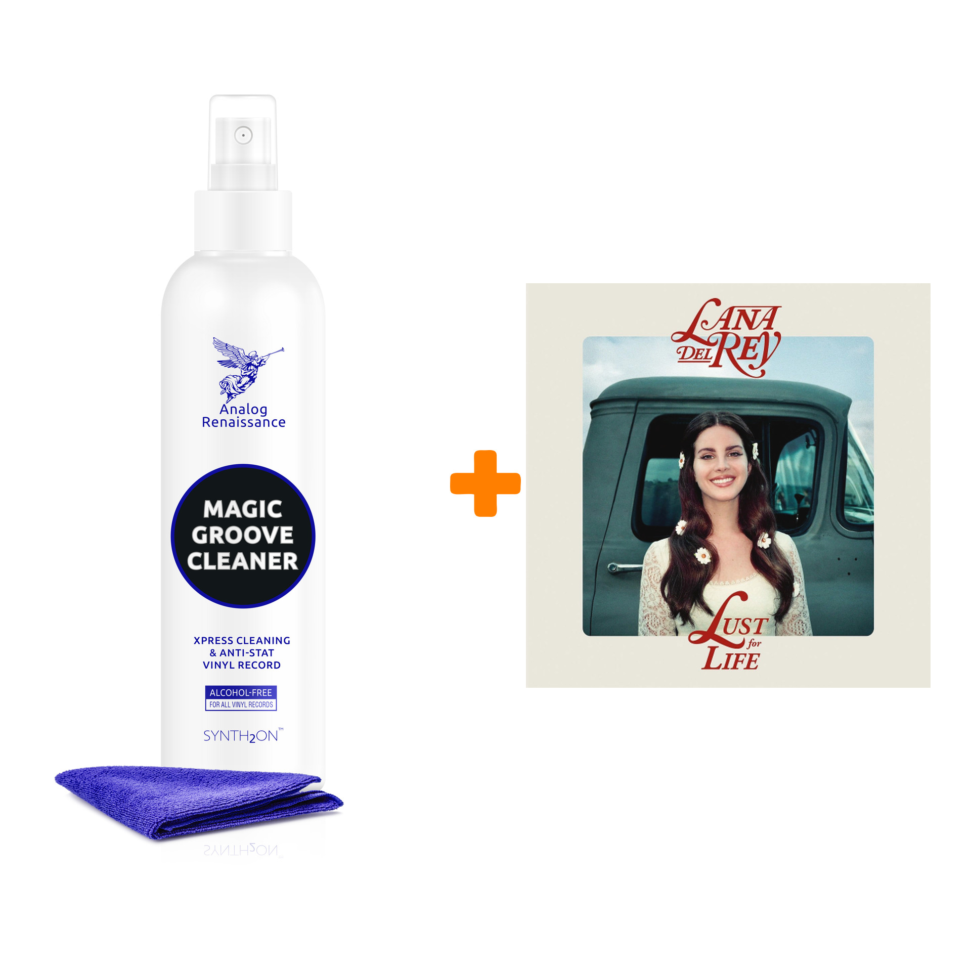 

DEL REY LANA Lust For Life 2LP + Спрей для очистки LP с микрофиброй 250мл Набор