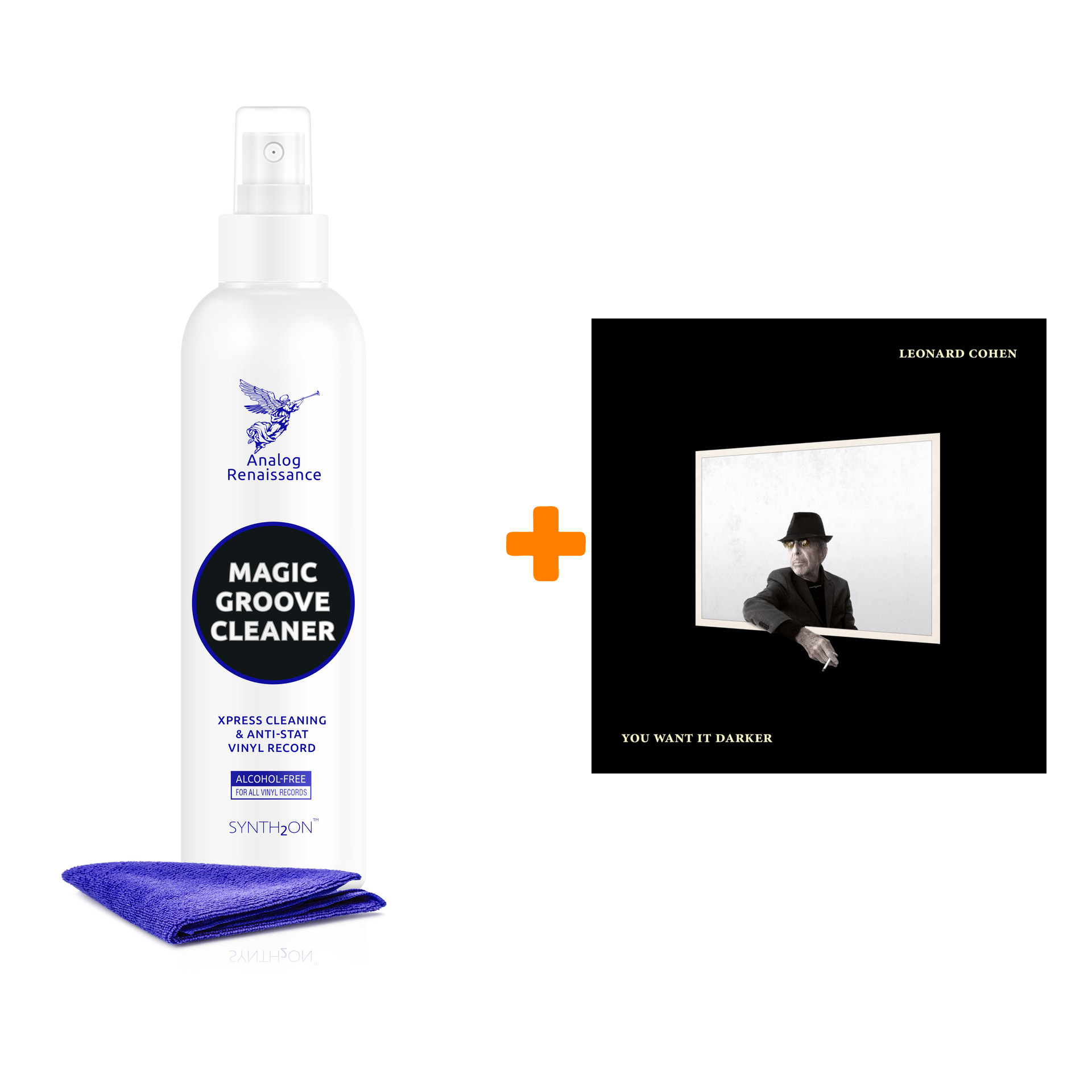 

COHEN LEONARD You Want It Darker LP + Спрей для очистки LP с микрофиброй 250мл Набор