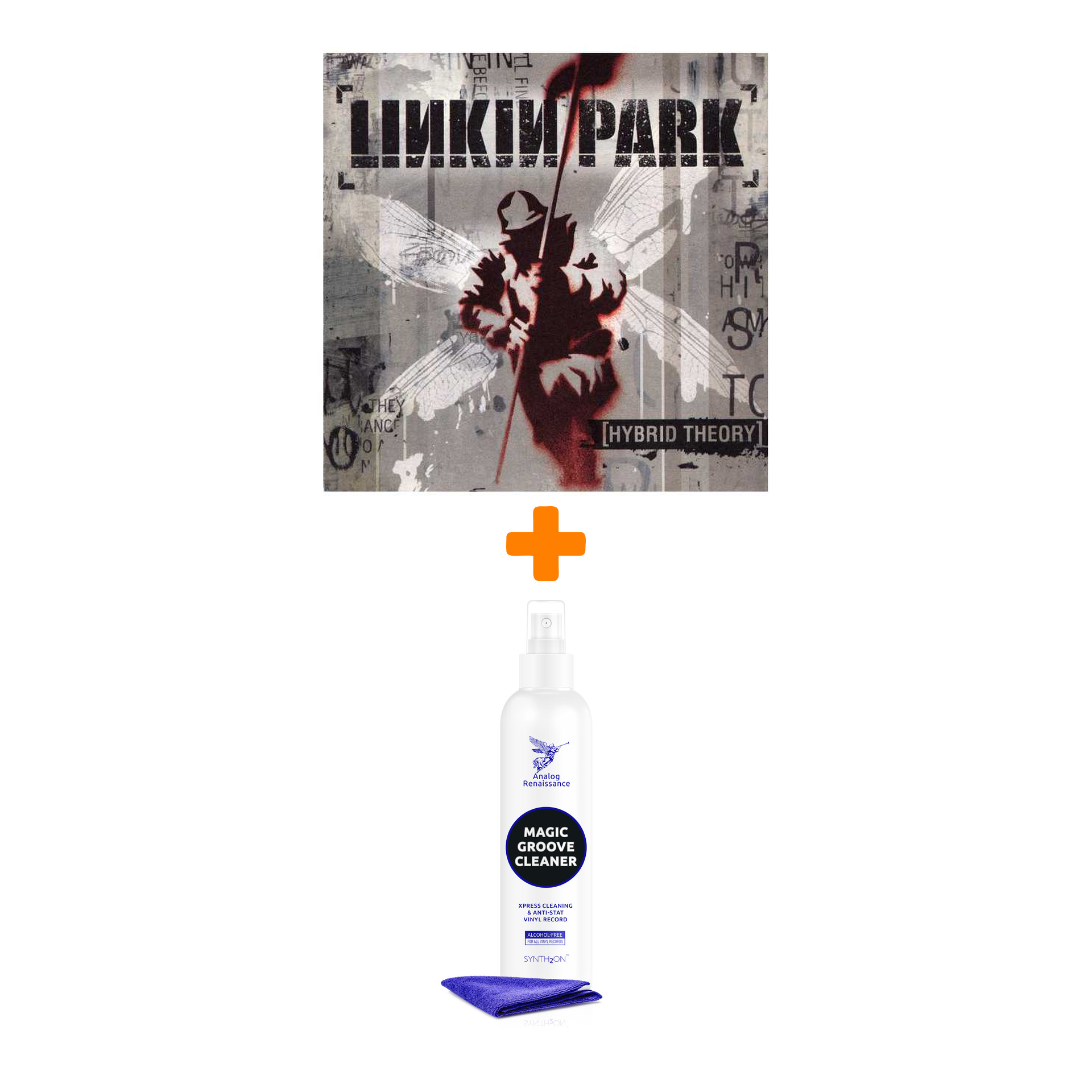LINKIN PARK Hybrid Theory LP + Спрей для очистки LP с микрофиброй 250мл Набор цена и фото