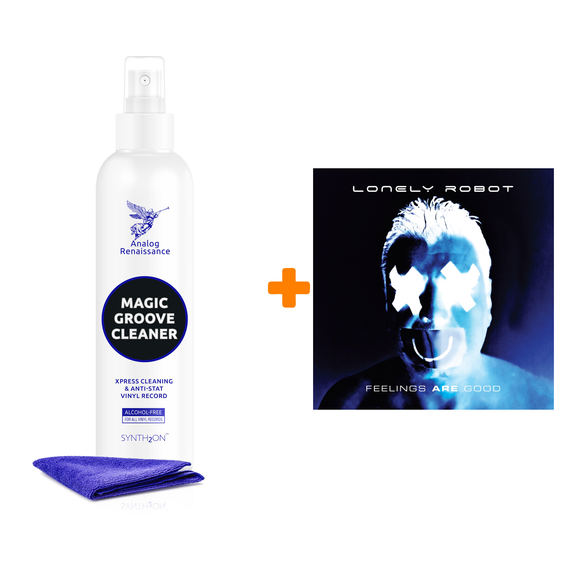 

LONELY ROBOT Feelings Are Good 2LP+CD + Спрей для очистки LP с микрофиброй 250мл Набор