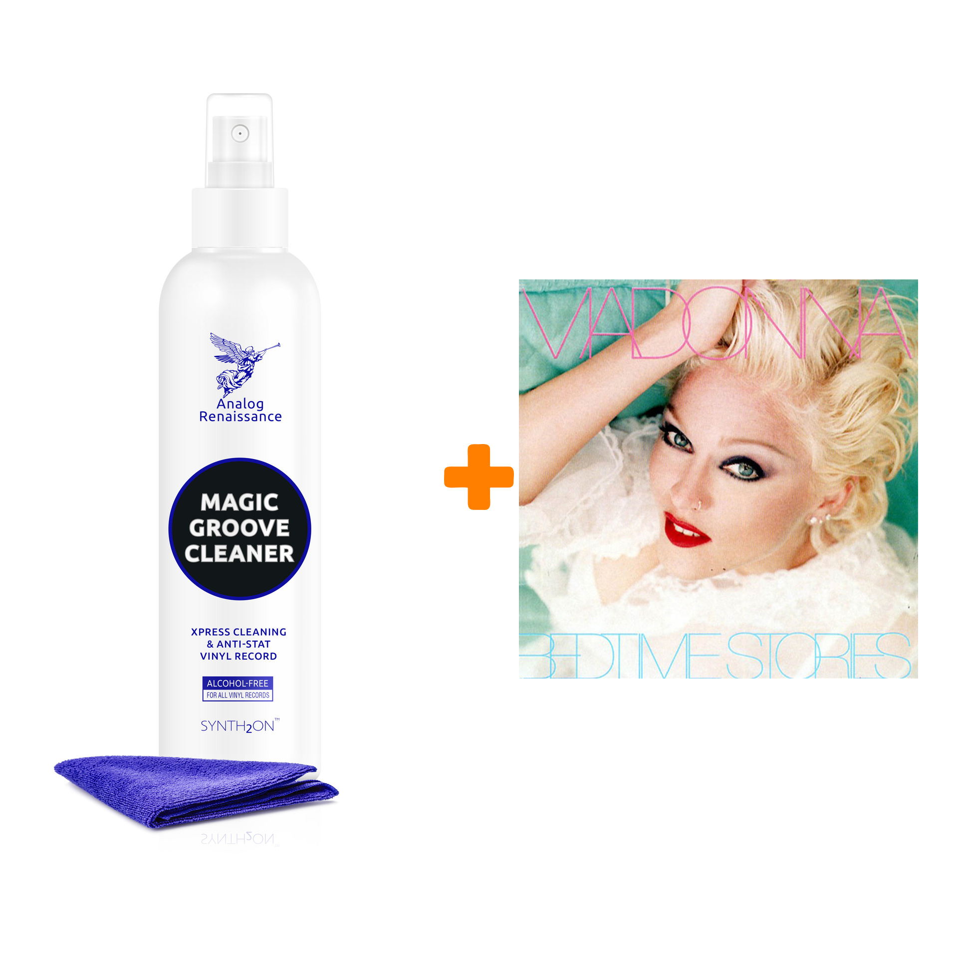 

MADONNA Bedtime Stories LP + Спрей для очистки LP с микрофиброй 250мл Набор