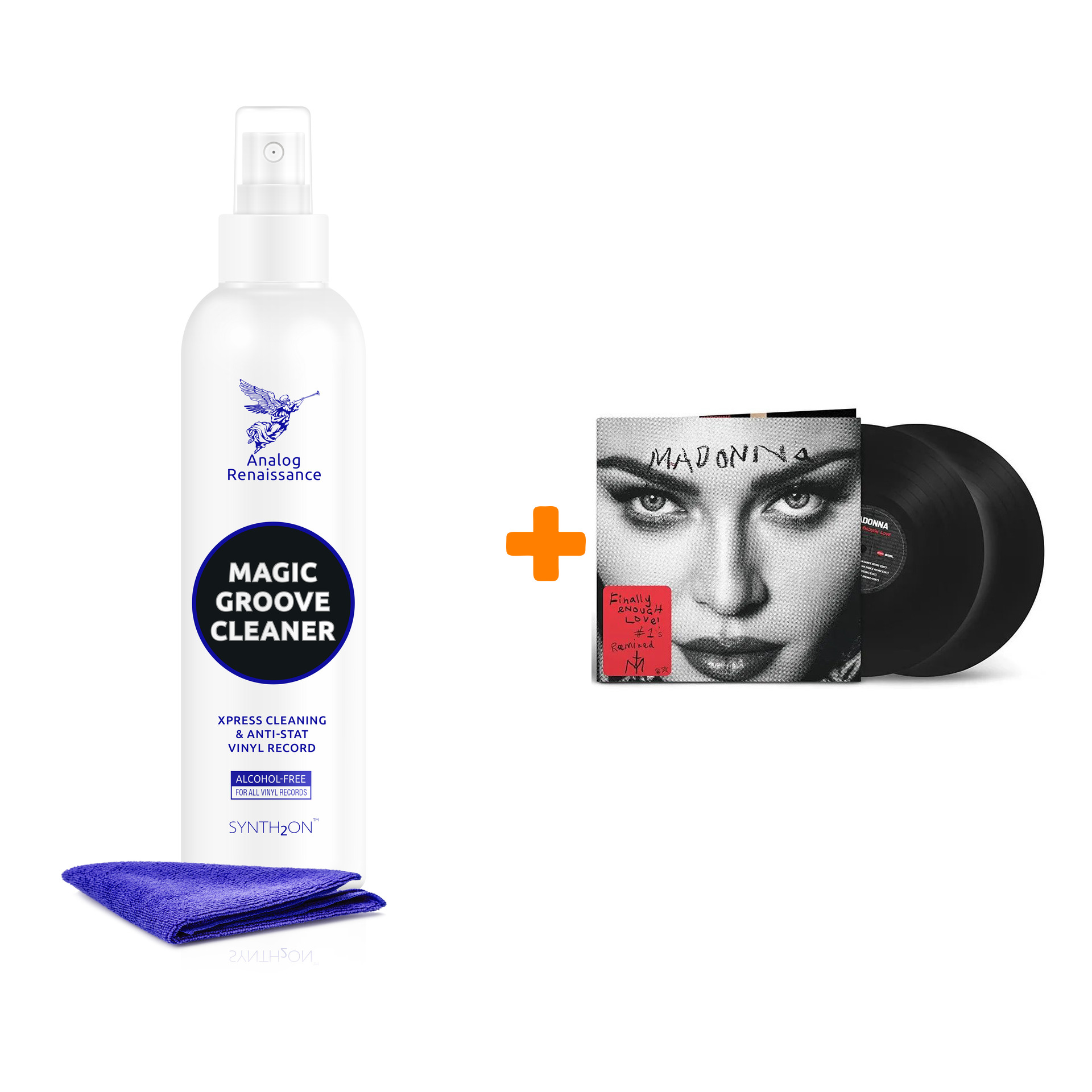 

MADONNA Finally Enough Love 2LP + Спрей для очистки LP с микрофиброй 250мл Набор