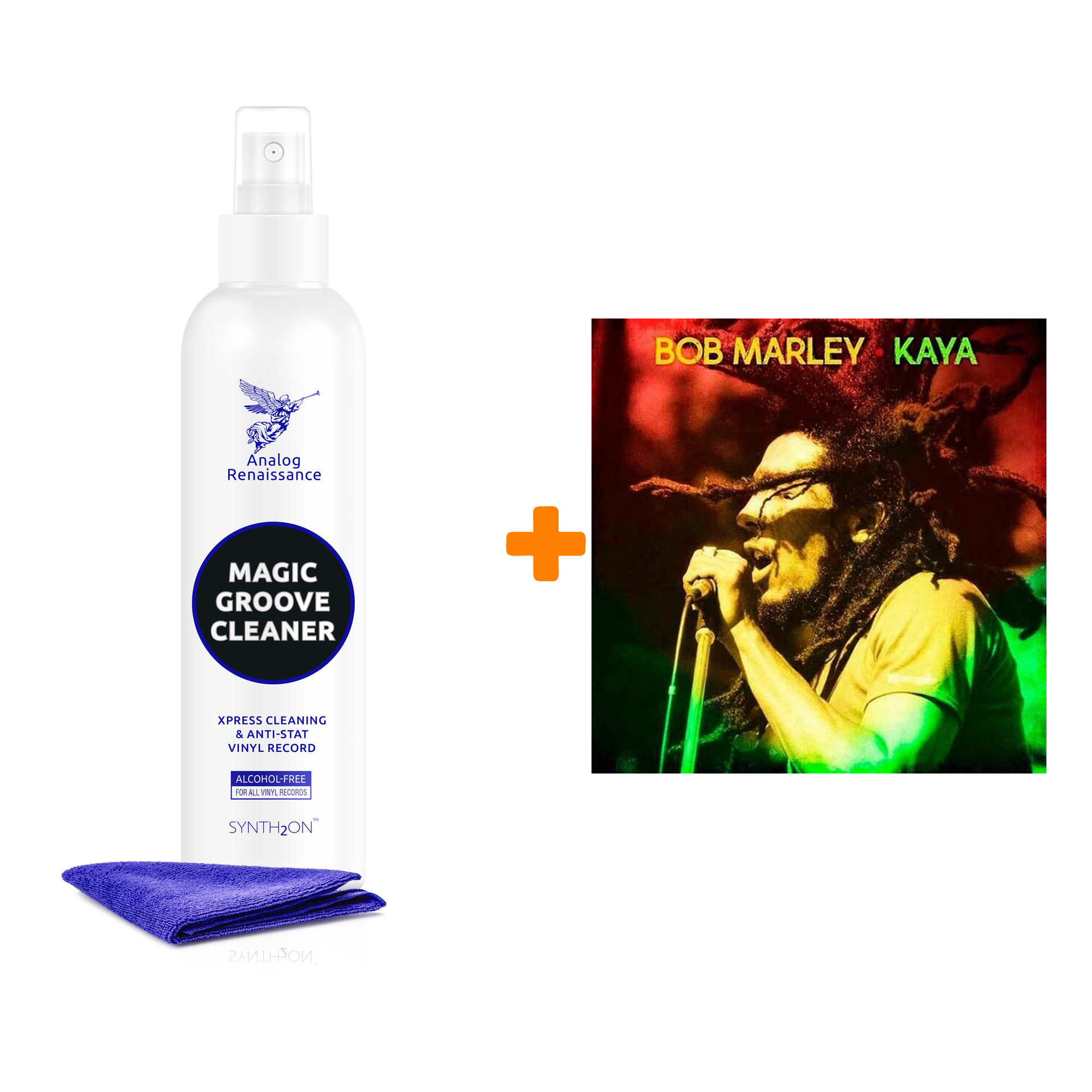 

MARLEY BOB Kaya LP + Спрей для очистки LP с микрофиброй 250мл Набор