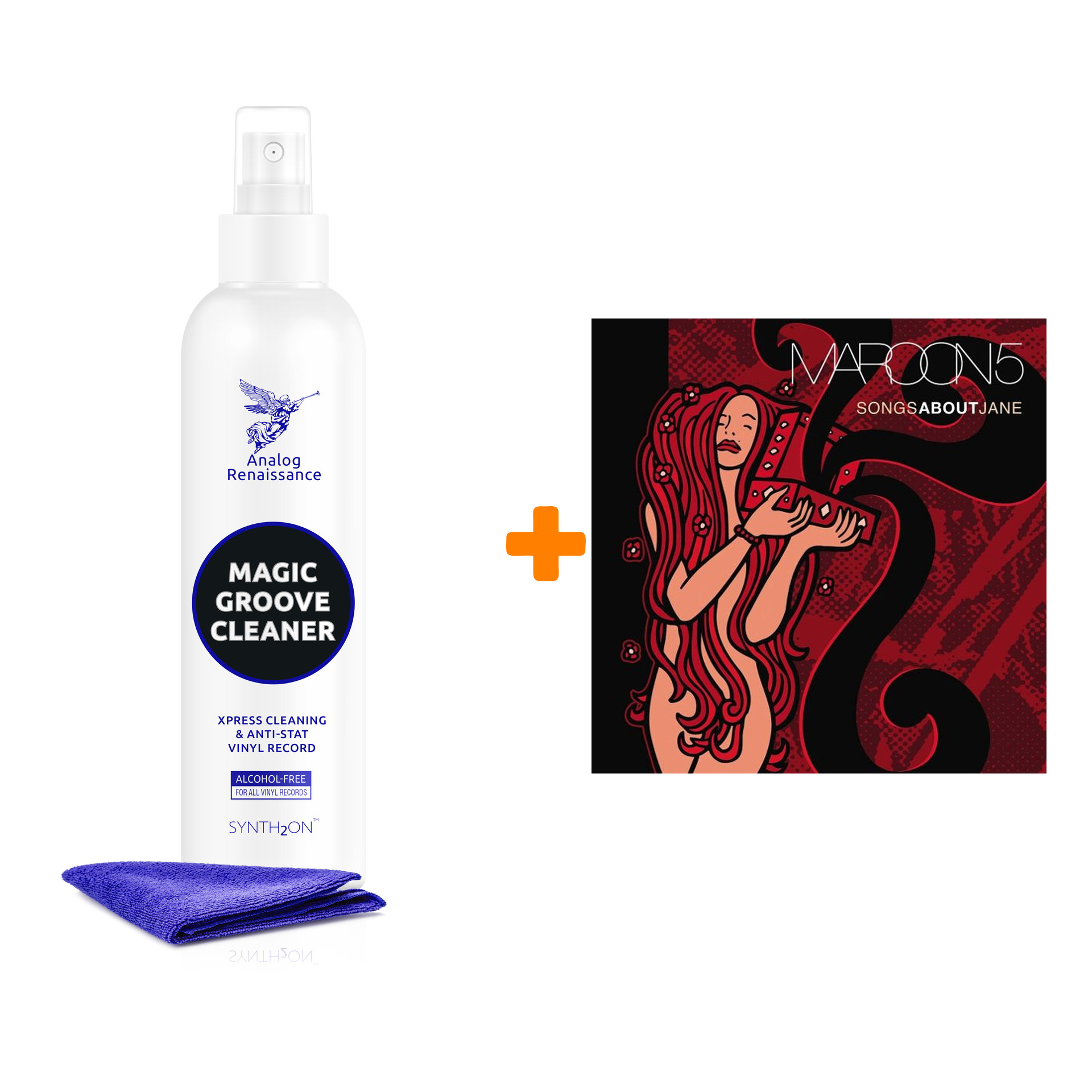 

MAROON 5 Songs About Jane LP + Спрей для очистки LP с микрофиброй 250мл Набор