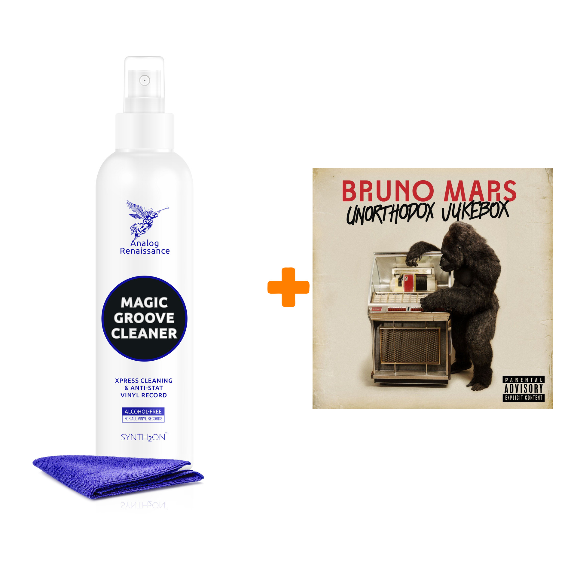 

MARS BRUNO Unorthodox Jukebox The 10th Anniversary Coloured Red Vinyl LP + Спрей для очистки LP с микрофиброй 250мл Набор