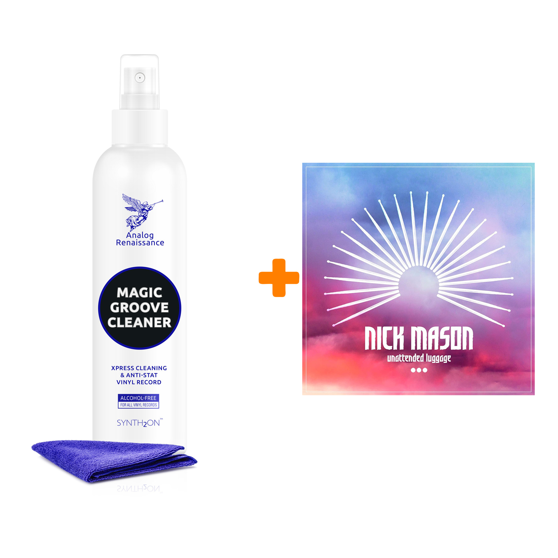 

MASON NICK Unattended Luggage 3LP + Спрей для очистки LP с микрофиброй 250мл Набор