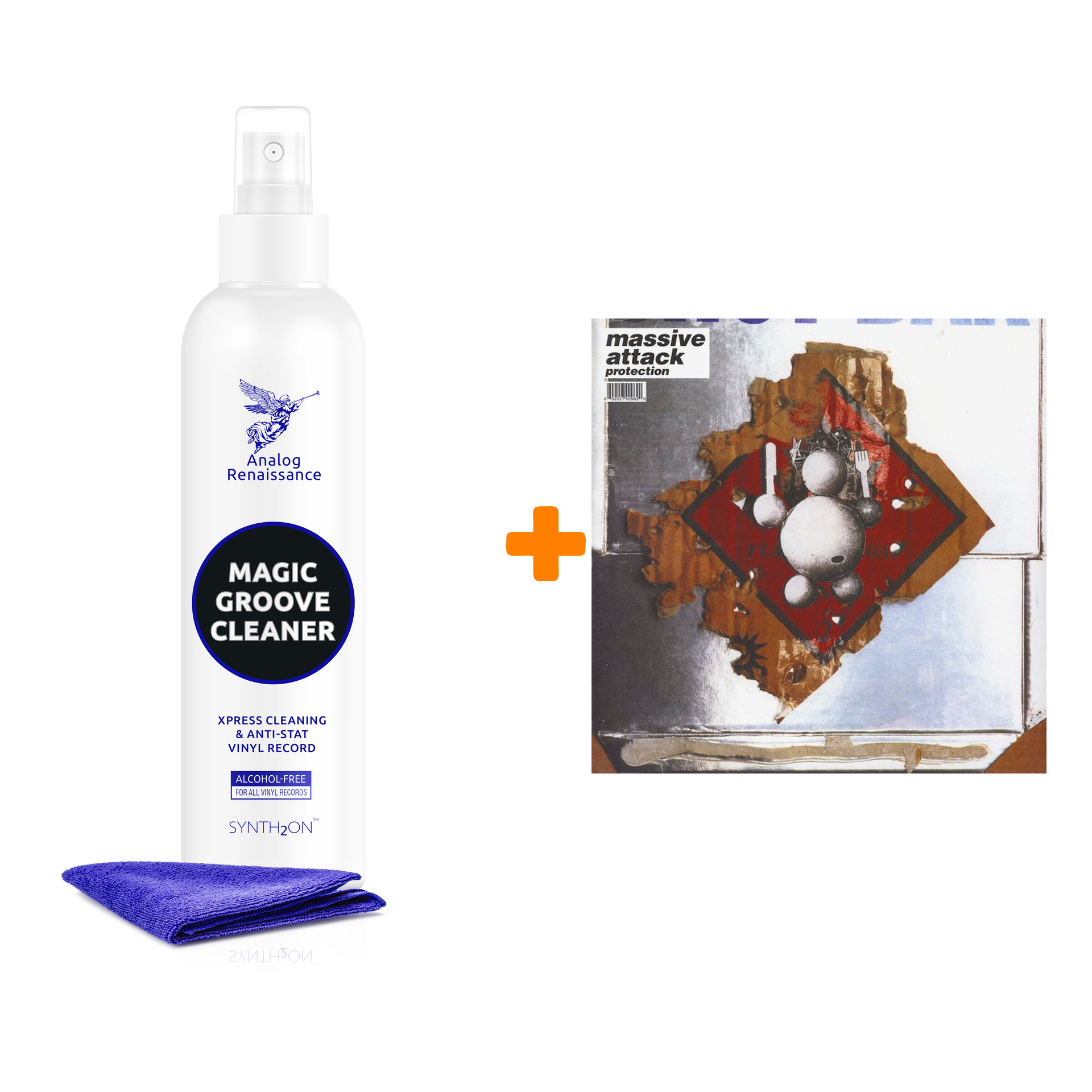 

MASSIVE ATTACK Protection LP + Спрей для очистки LP с микрофиброй 250мл Набор