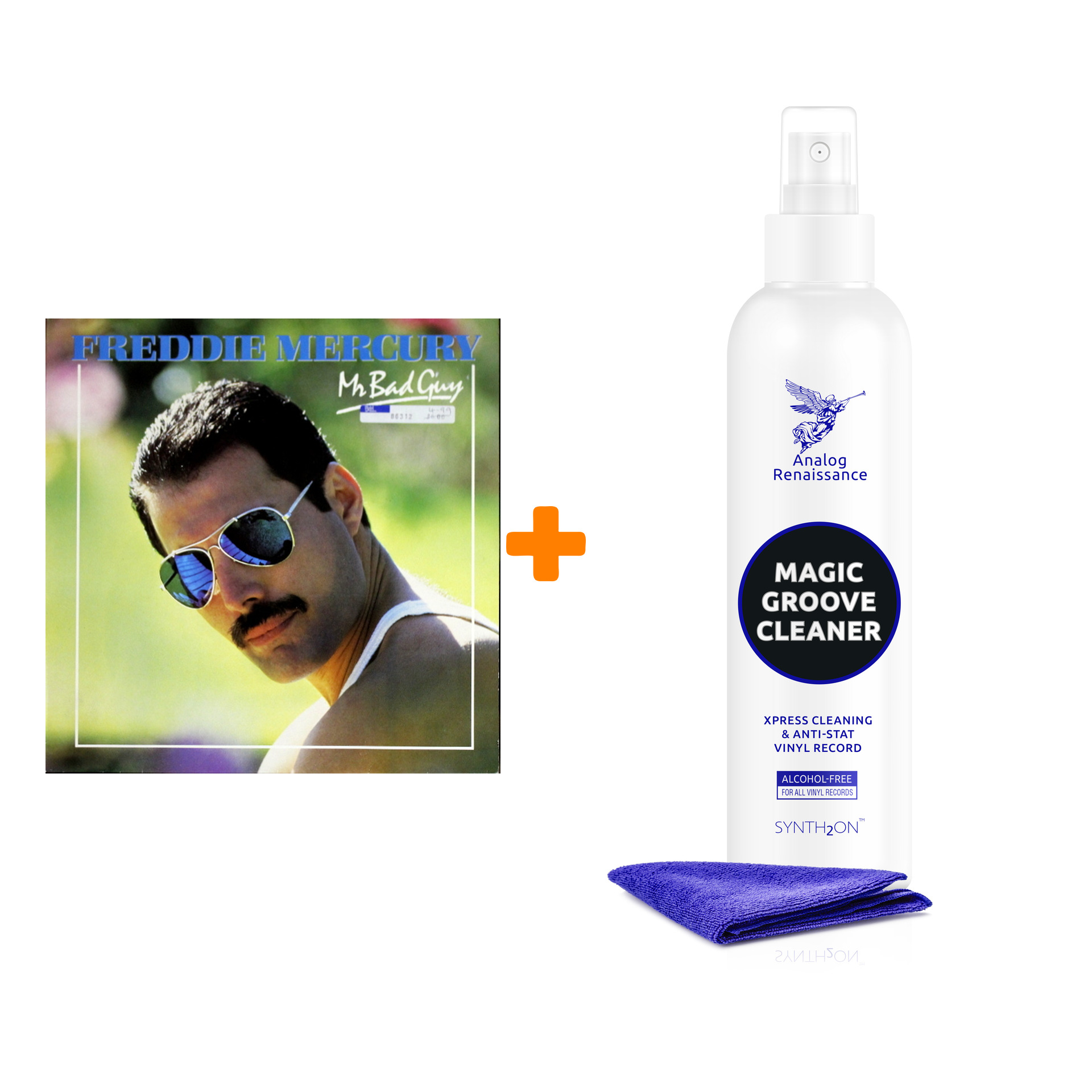 

MERCURY FREDDIE Mr Bad Guy LP + Спрей для очистки LP с микрофиброй 250мл Набор