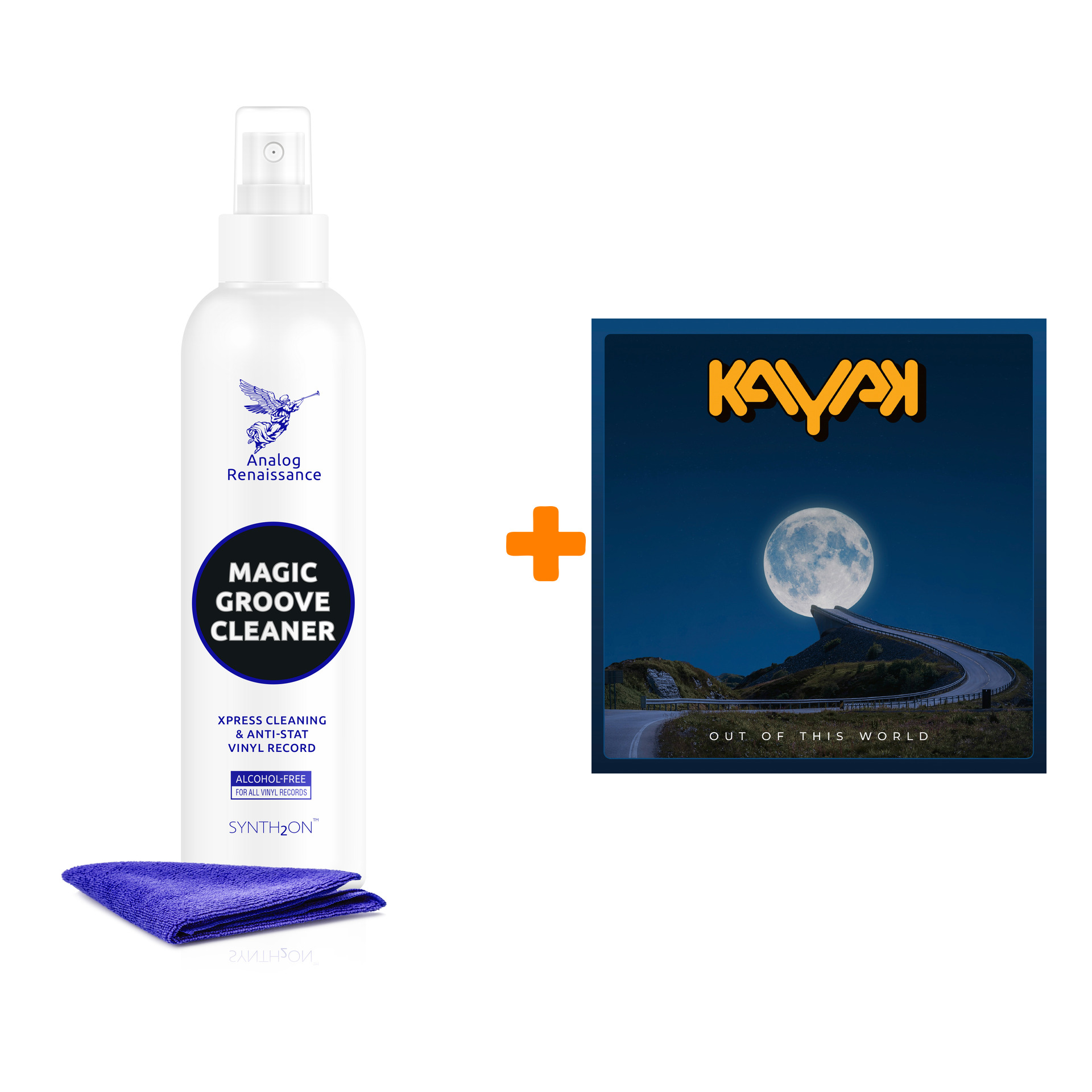 

KAYAK Out Of This World 2LP+CD + Спрей для очистки LP с микрофиброй 250мл Набор