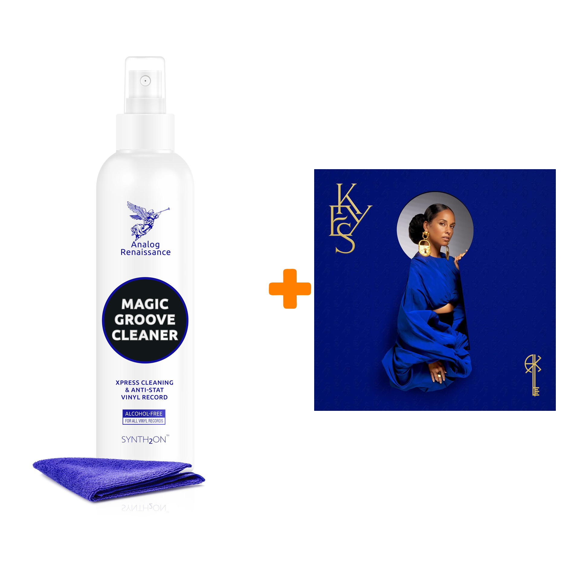 

KEYS ALICIA Keys 2LP + Спрей для очистки LP с микрофиброй 250мл Набор