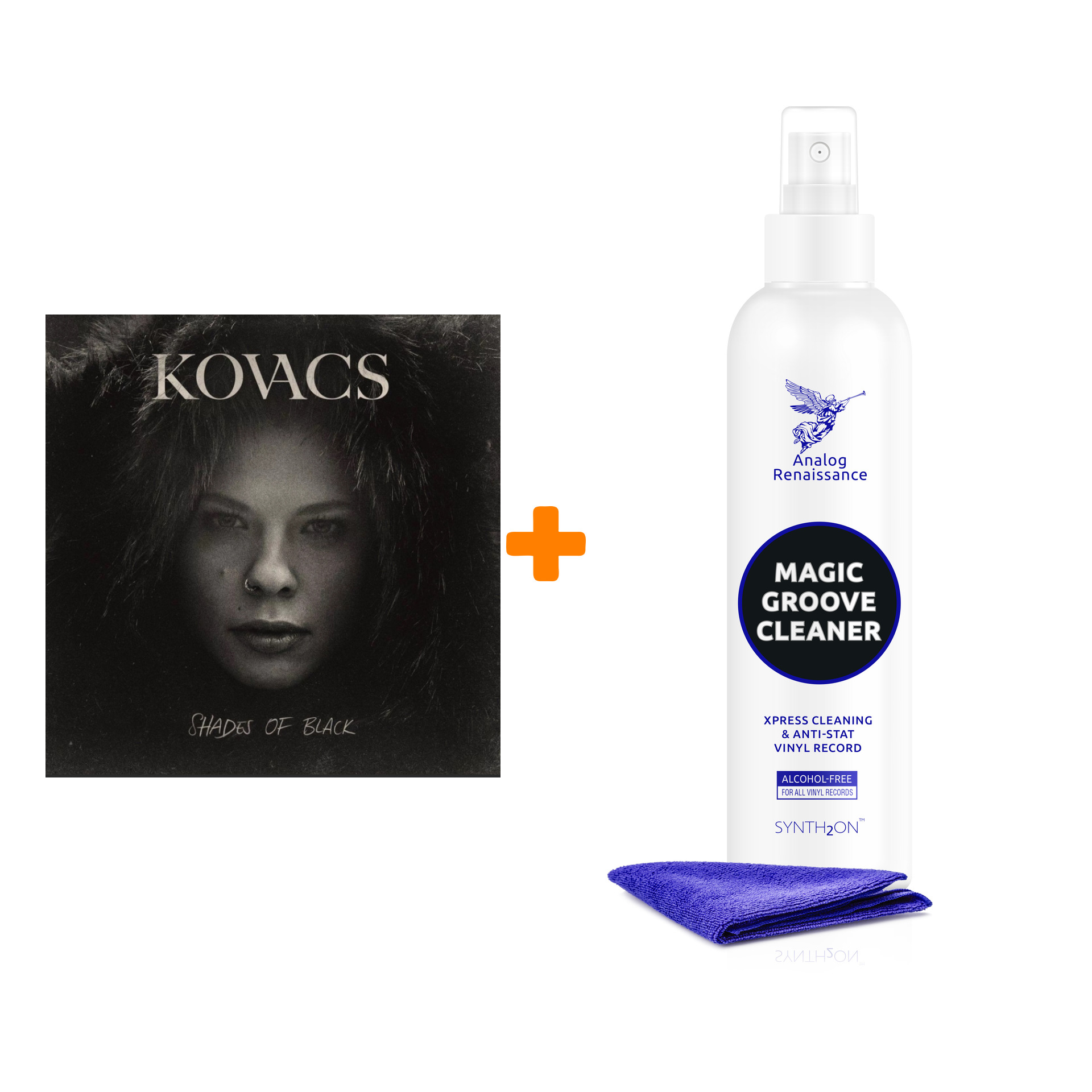 

KOVACS Shades Of Black LP + Спрей для очистки LP с микрофиброй 250мл Набор