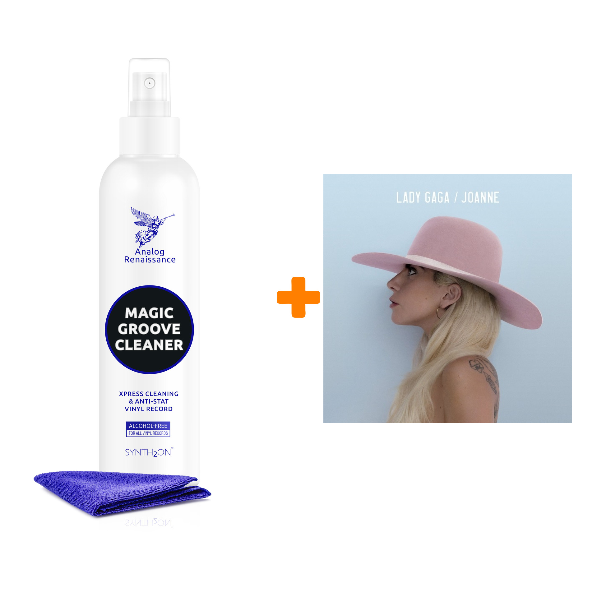 

LADY GAGA Joanne 2LP + Спрей для очистки LP с микрофиброй 250мл Набор